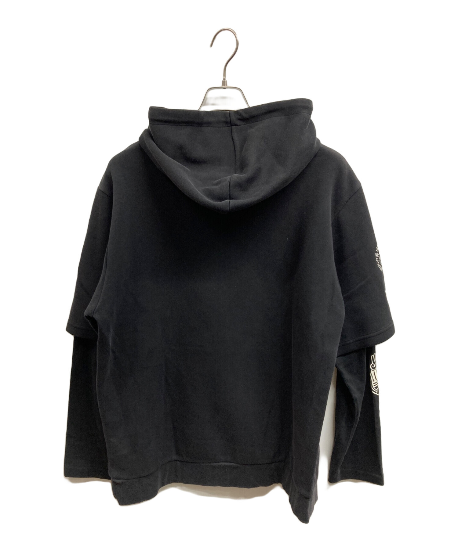 中古・古着通販】adidas (アディダス) パーカー ブラック サイズ:L