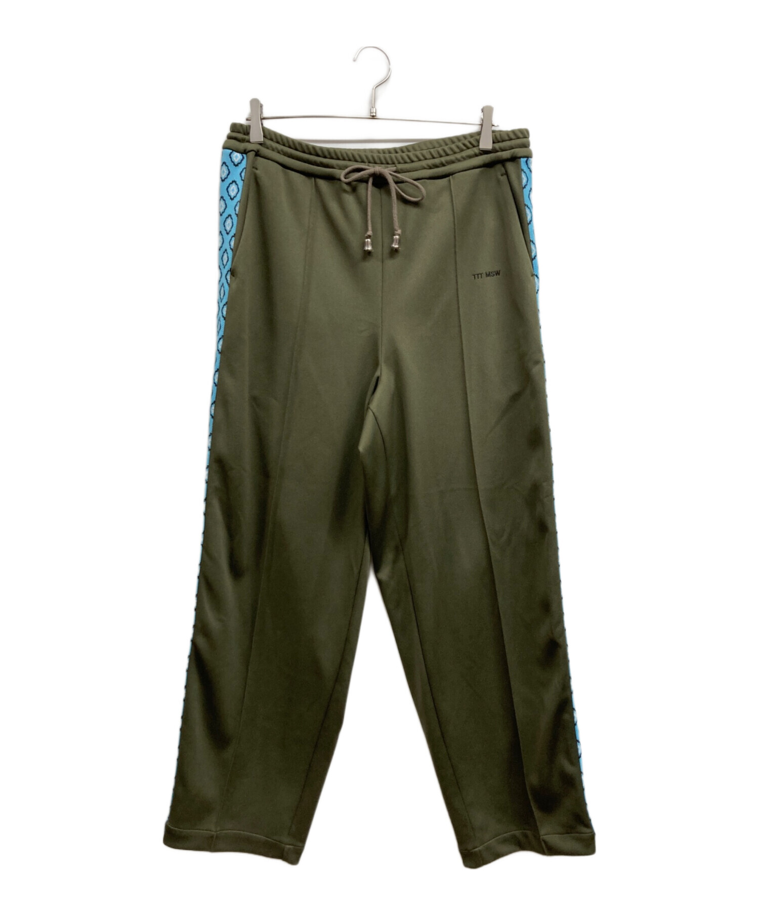 中古・古着通販】TTT MSW (ティー) JERSEY WIDE PANTS カーキ サイズ