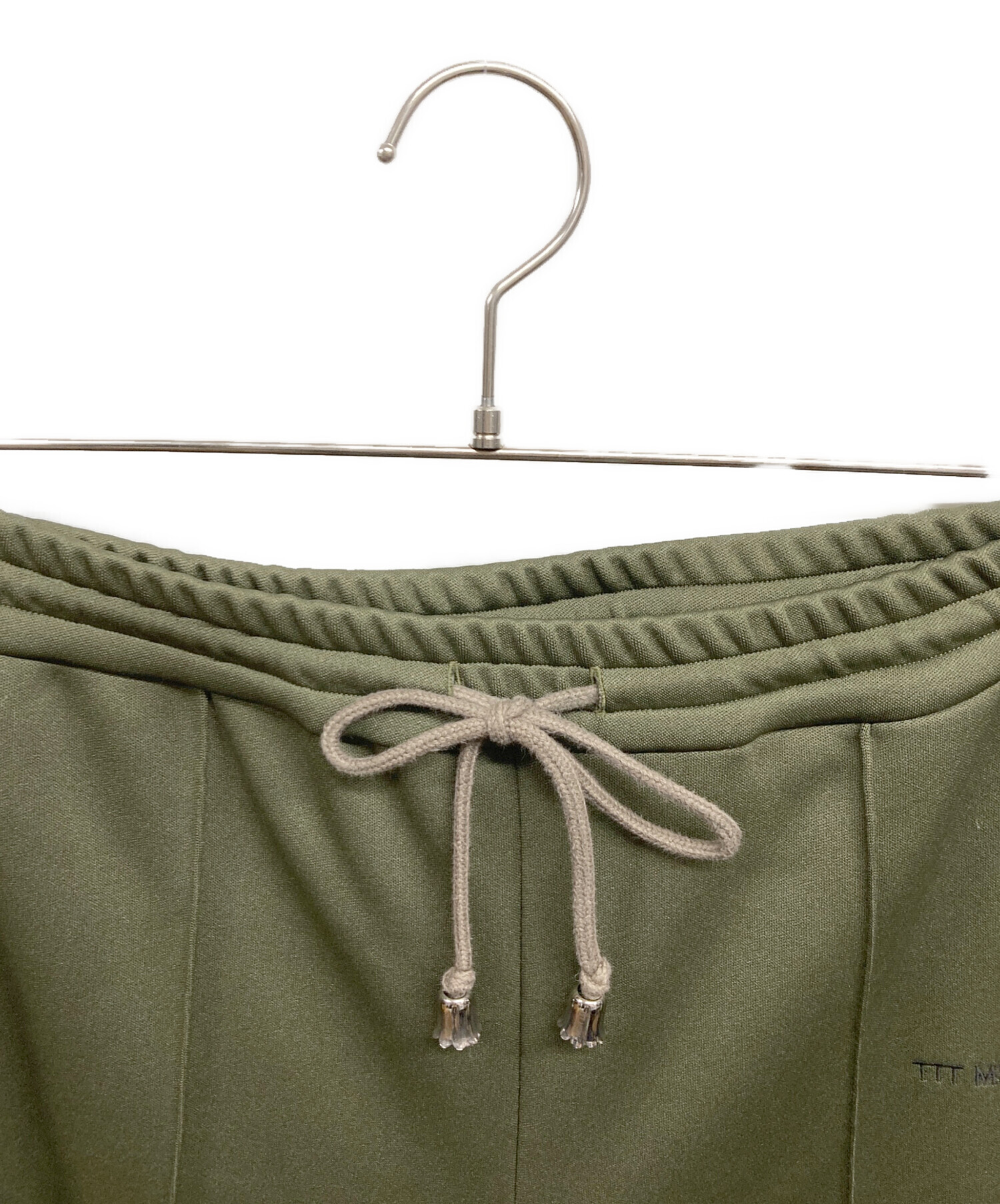 中古・古着通販】TTT MSW (ティー) JERSEY WIDE PANTS カーキ サイズ