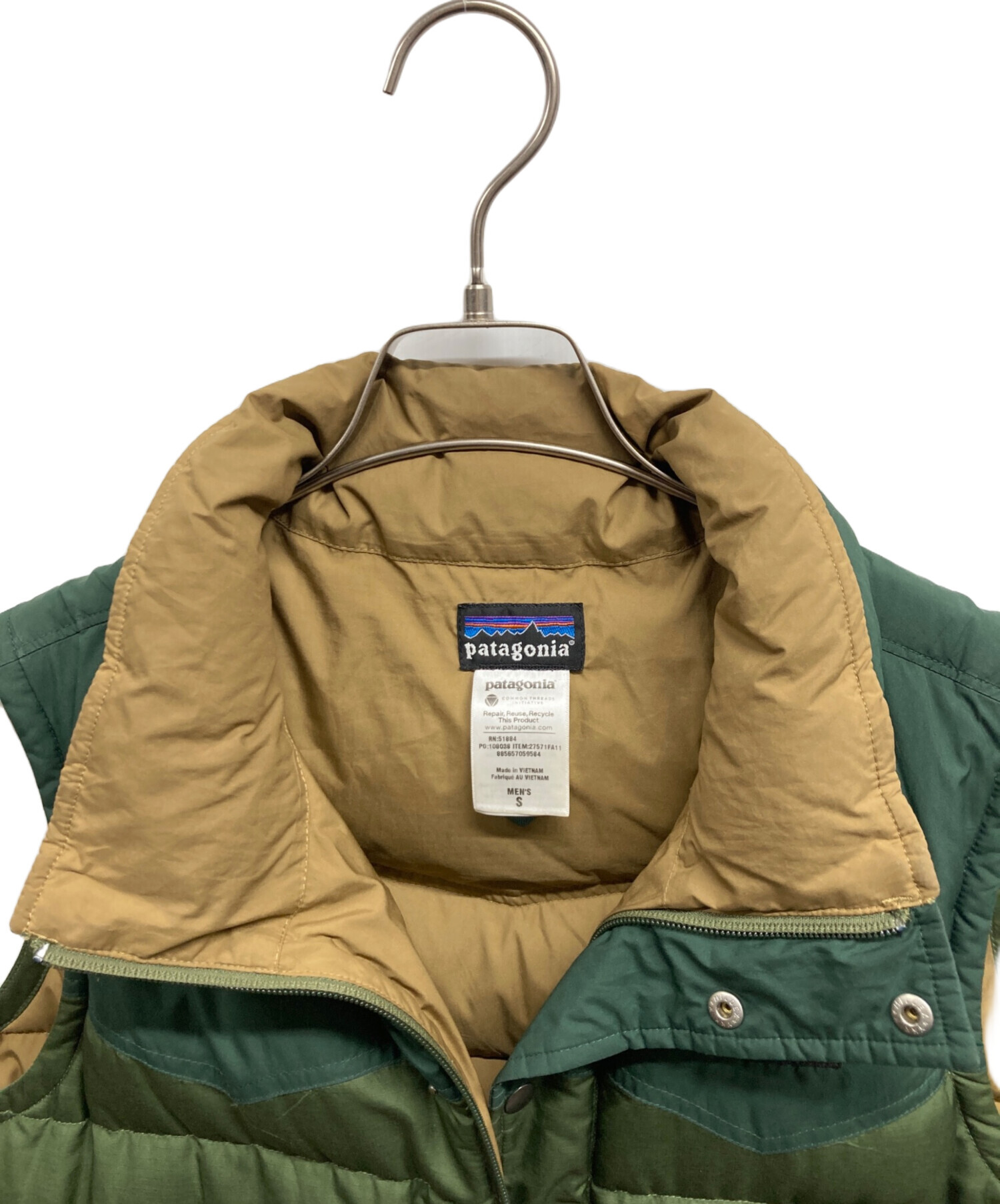 中古・古着通販】Patagonia (パタゴニア) SLINGSHOT DOWN VEST 