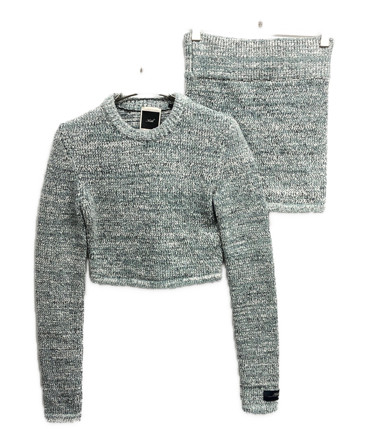 ちー（感謝）/5 中古・古着通販】KITH (キス) クルーネックニットセットアップ ブルー