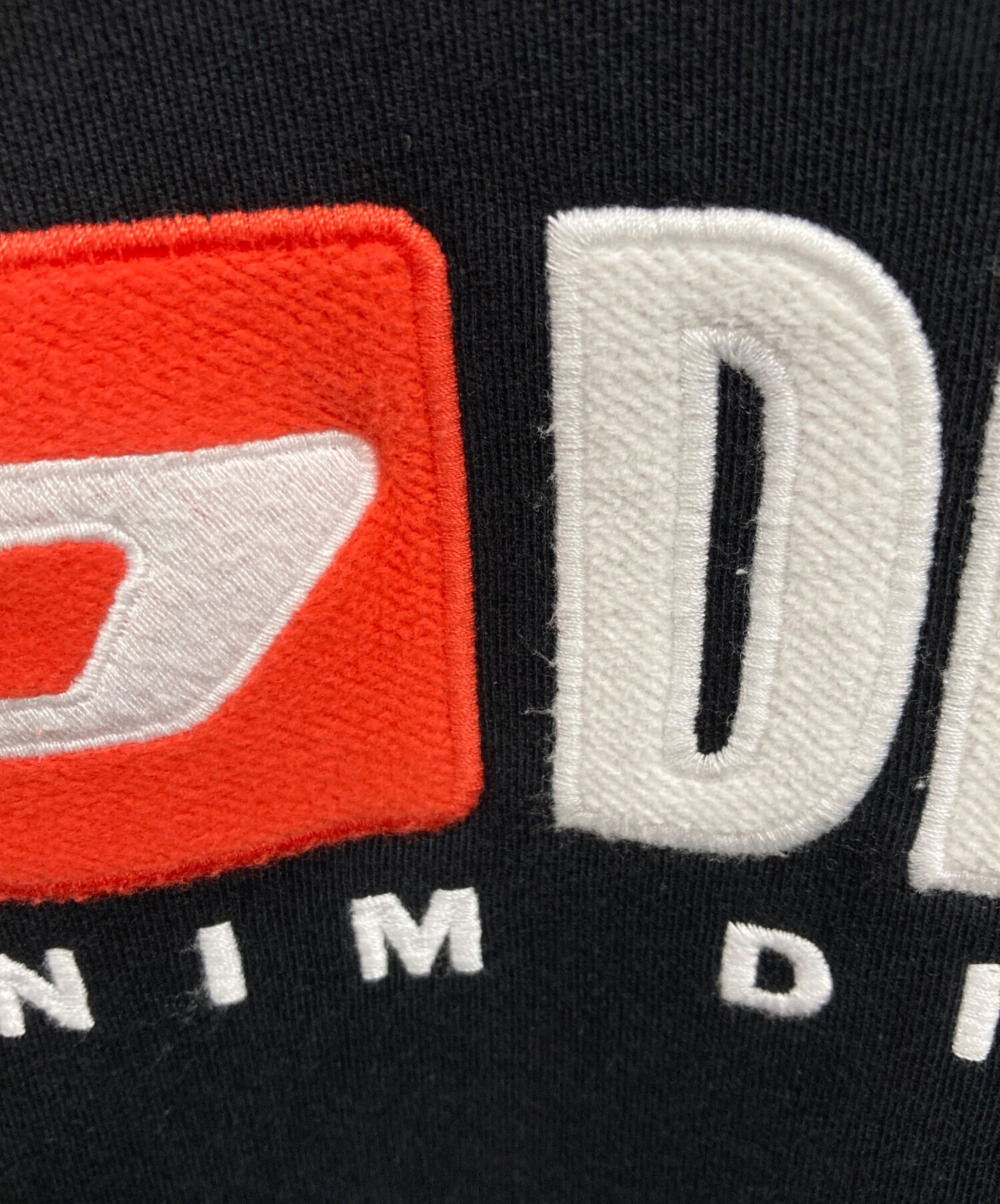 中古・古着通販】DIESEL (ディーゼル) ロゴスウェット ブラック サイズ 