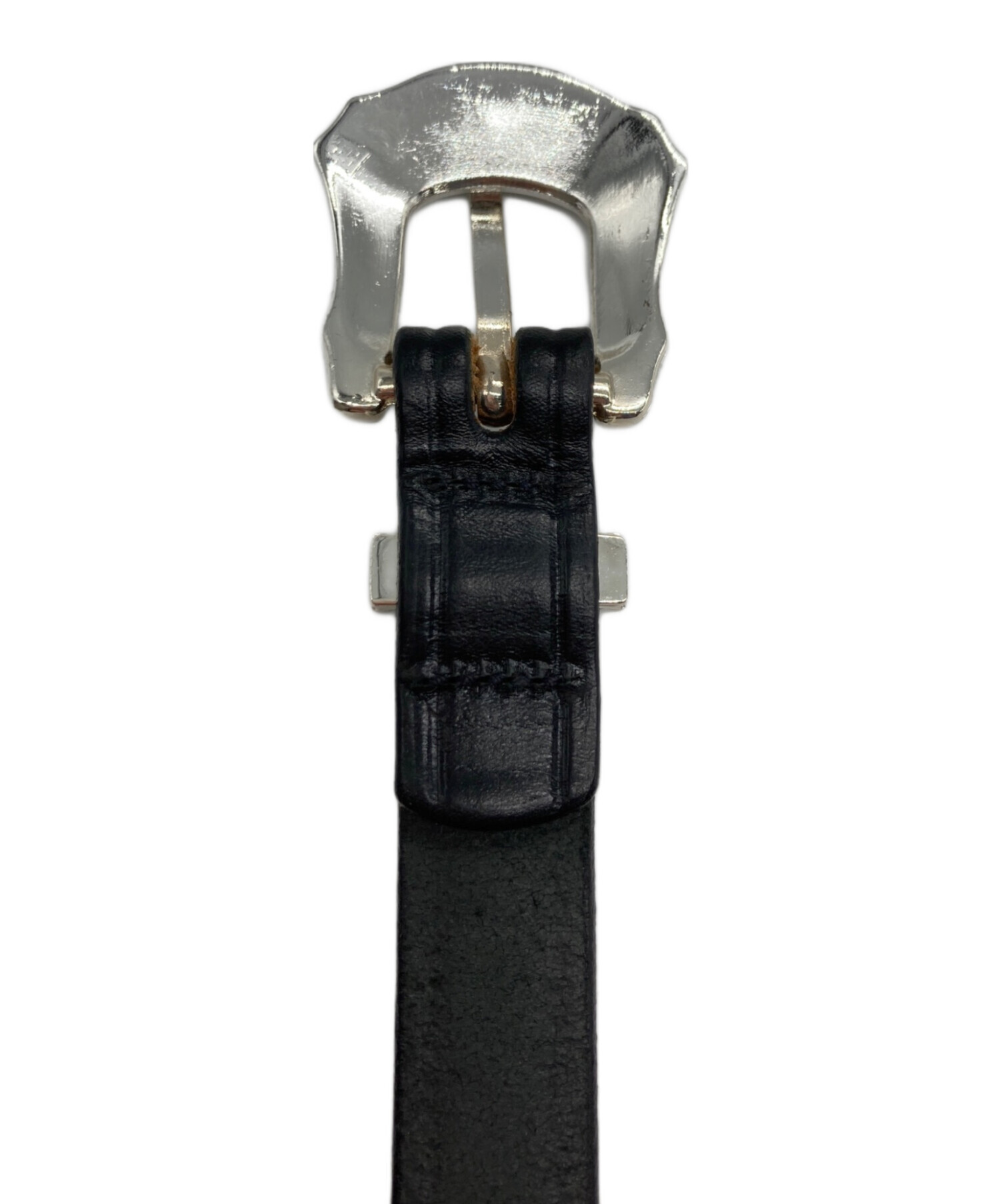 中古・古着通販】TORY LEATHER (トリーレザー) レザーベルト ブラック