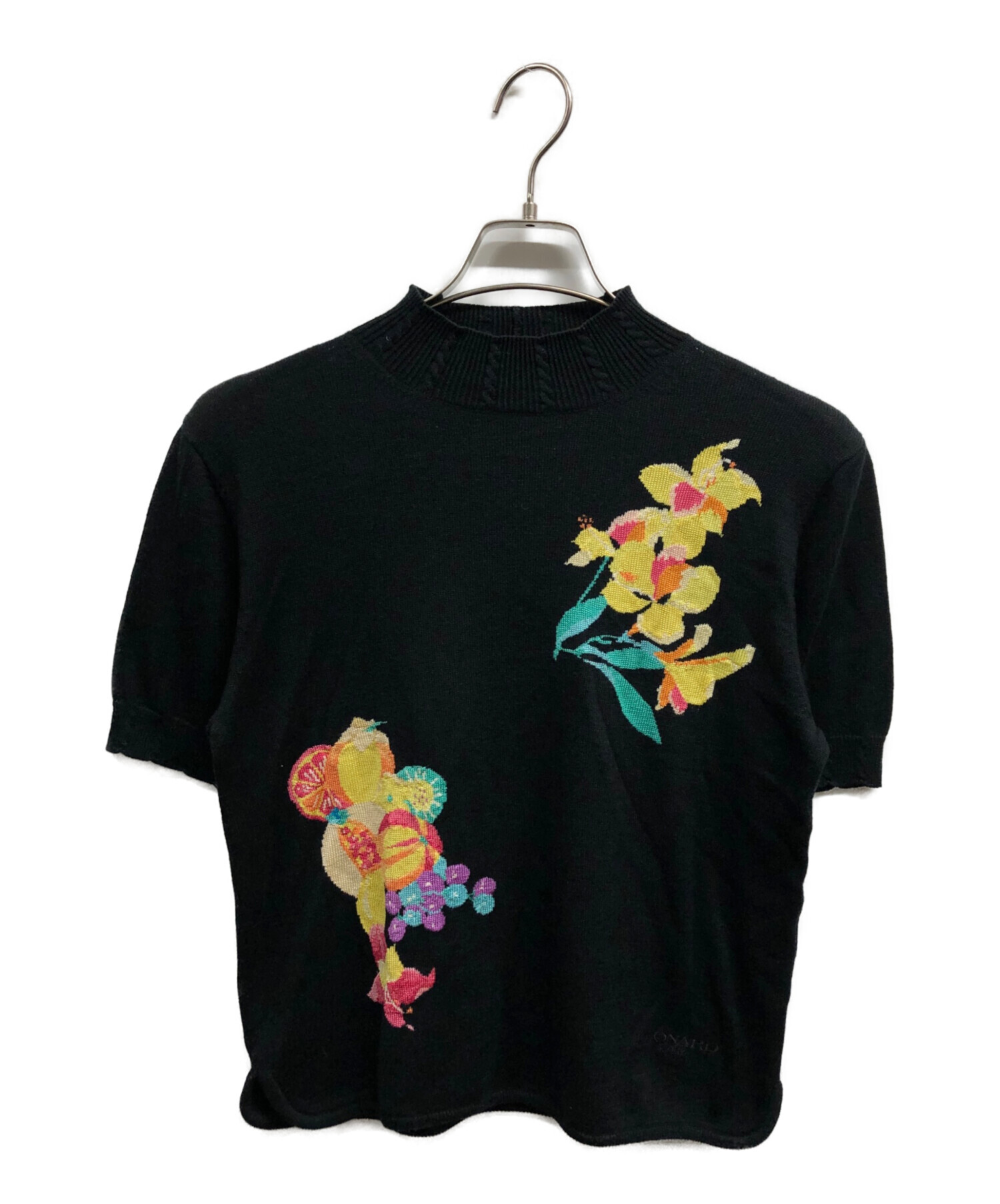 中古・古着通販】LEONARD SPORT (レオナール スポーツ) 花柄半袖ニット