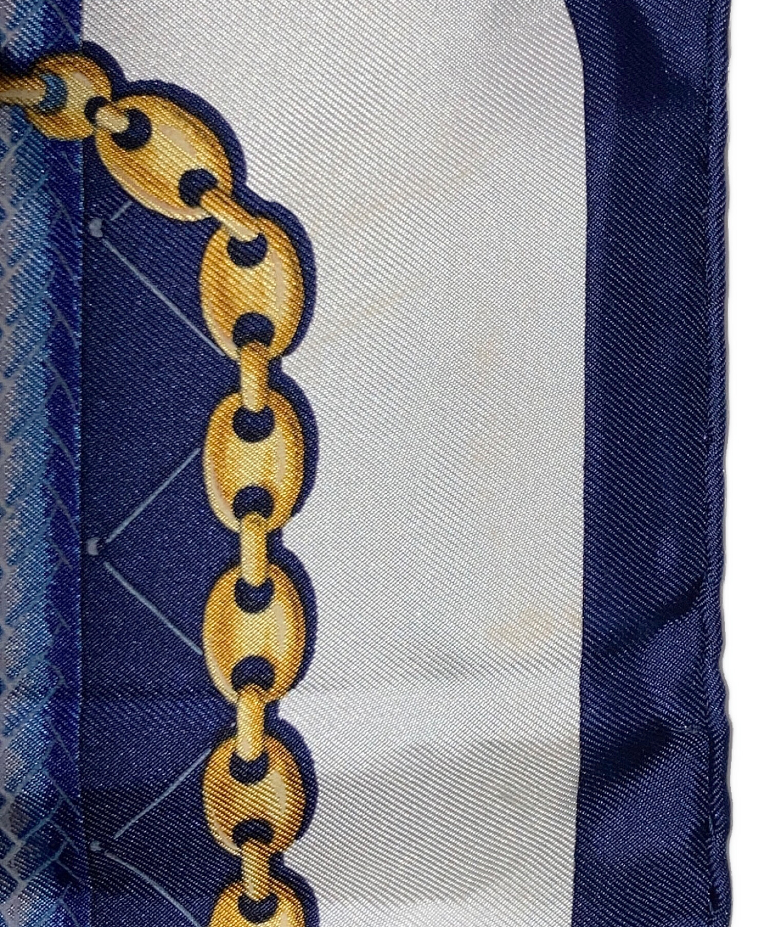 中古・古着通販】Cartier (カルティエ) シルクスカーフ ブルー