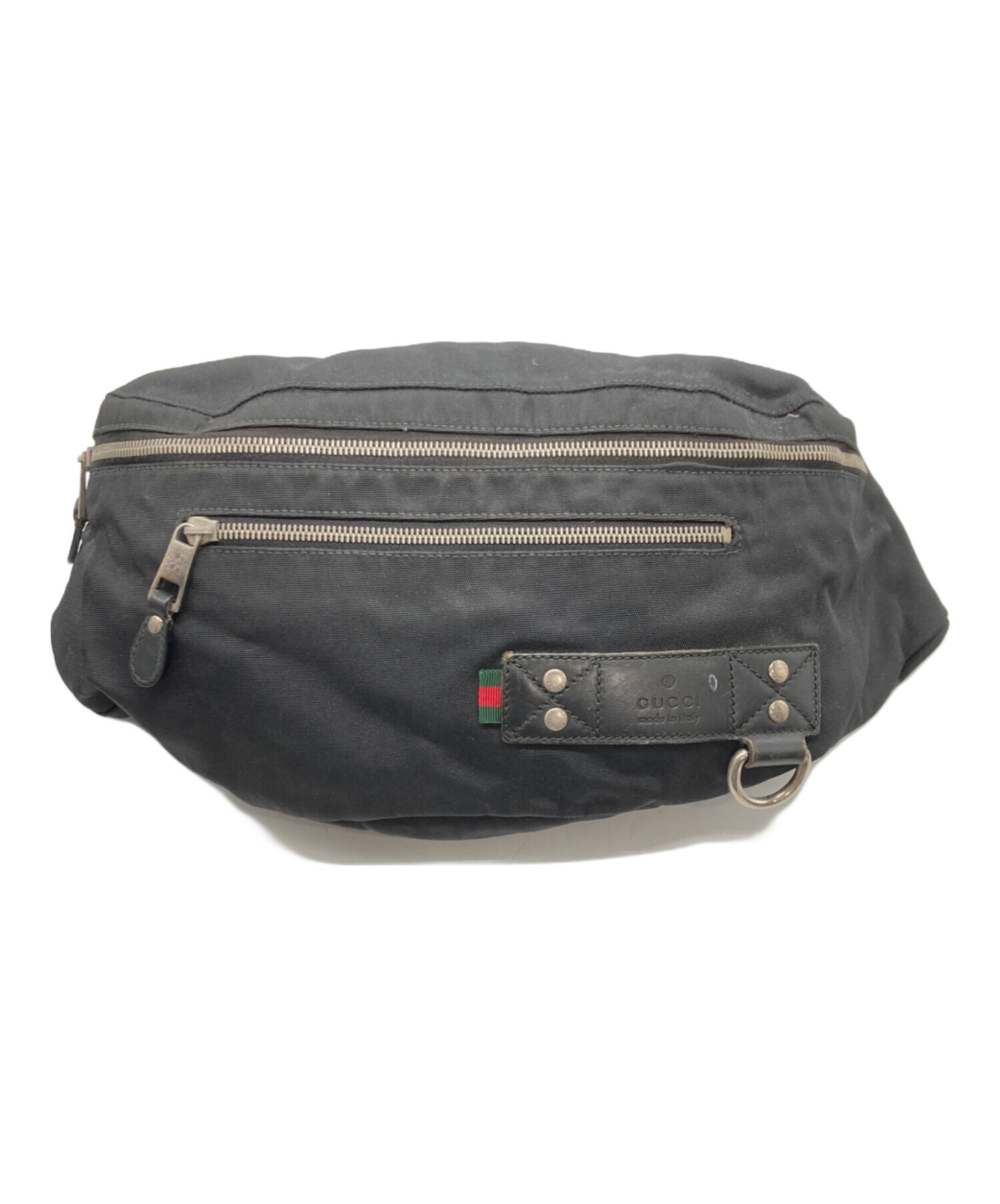 希少！GUCCI グッチ ボディーバッグ 中古・古着通販】GUCCI (グッチ) ボディーバッグ ブラック｜ブランド