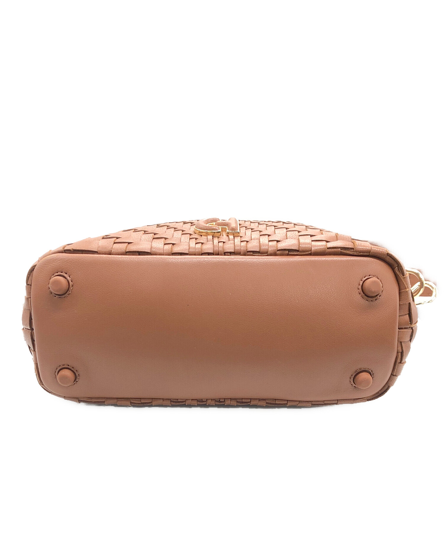 中古・古着通販】COLE HAAN (コールハーン) レザー2WAYバッグ ブラウン