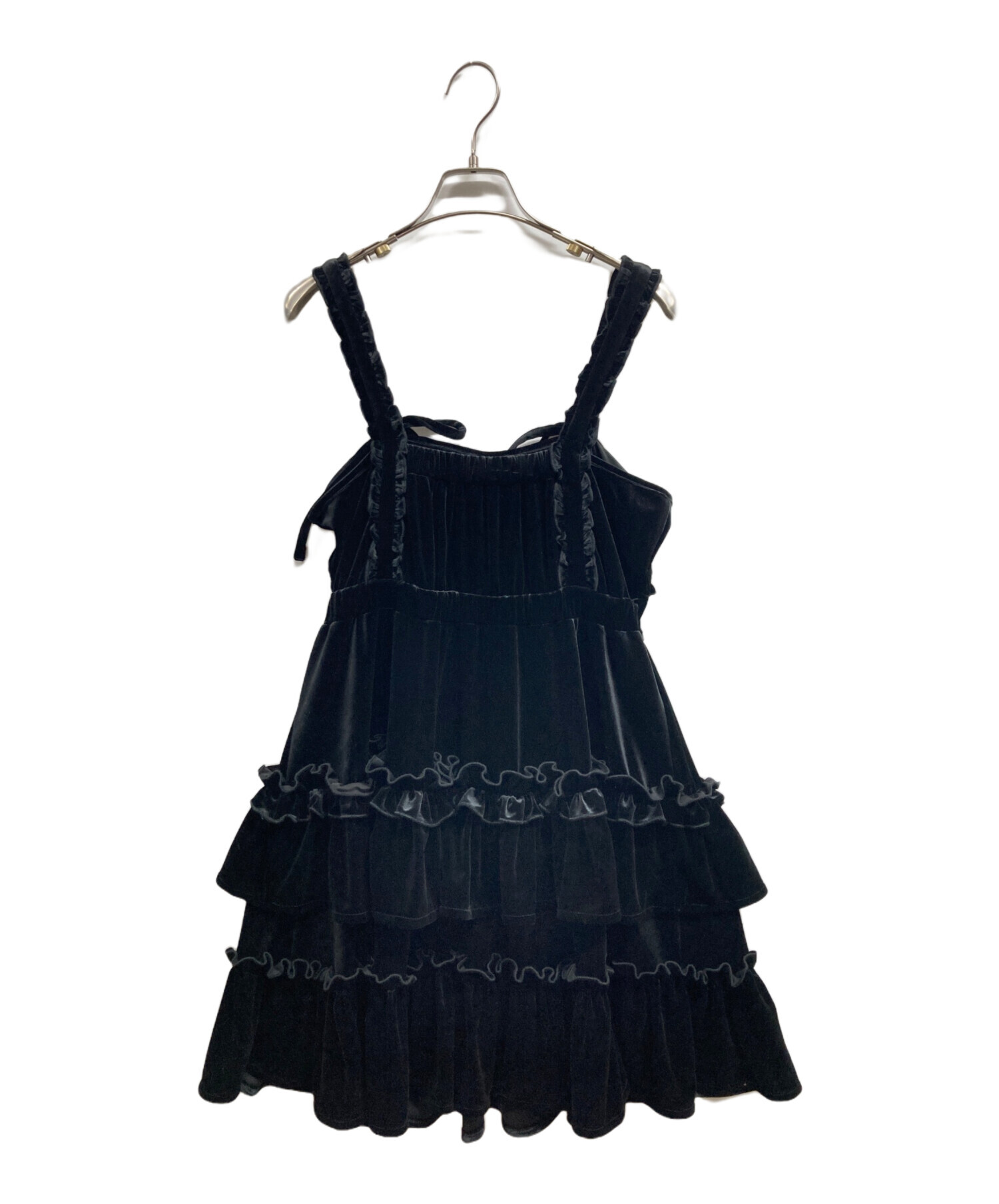 中古・古着通販】merry jenny (メリージェニー) コルセットベロアミニ