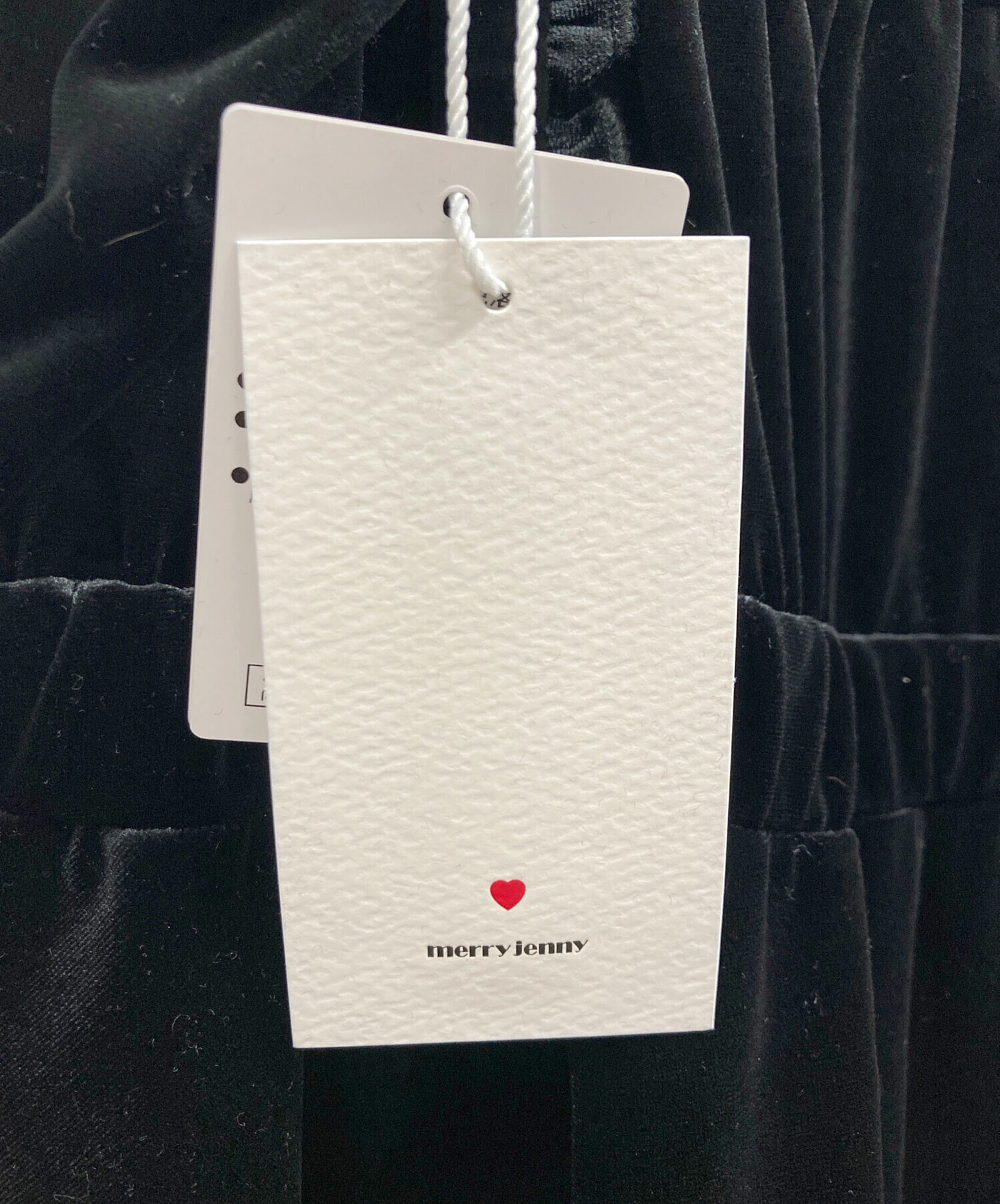 中古・古着通販】merry jenny (メリージェニー) コルセットベロアミニ