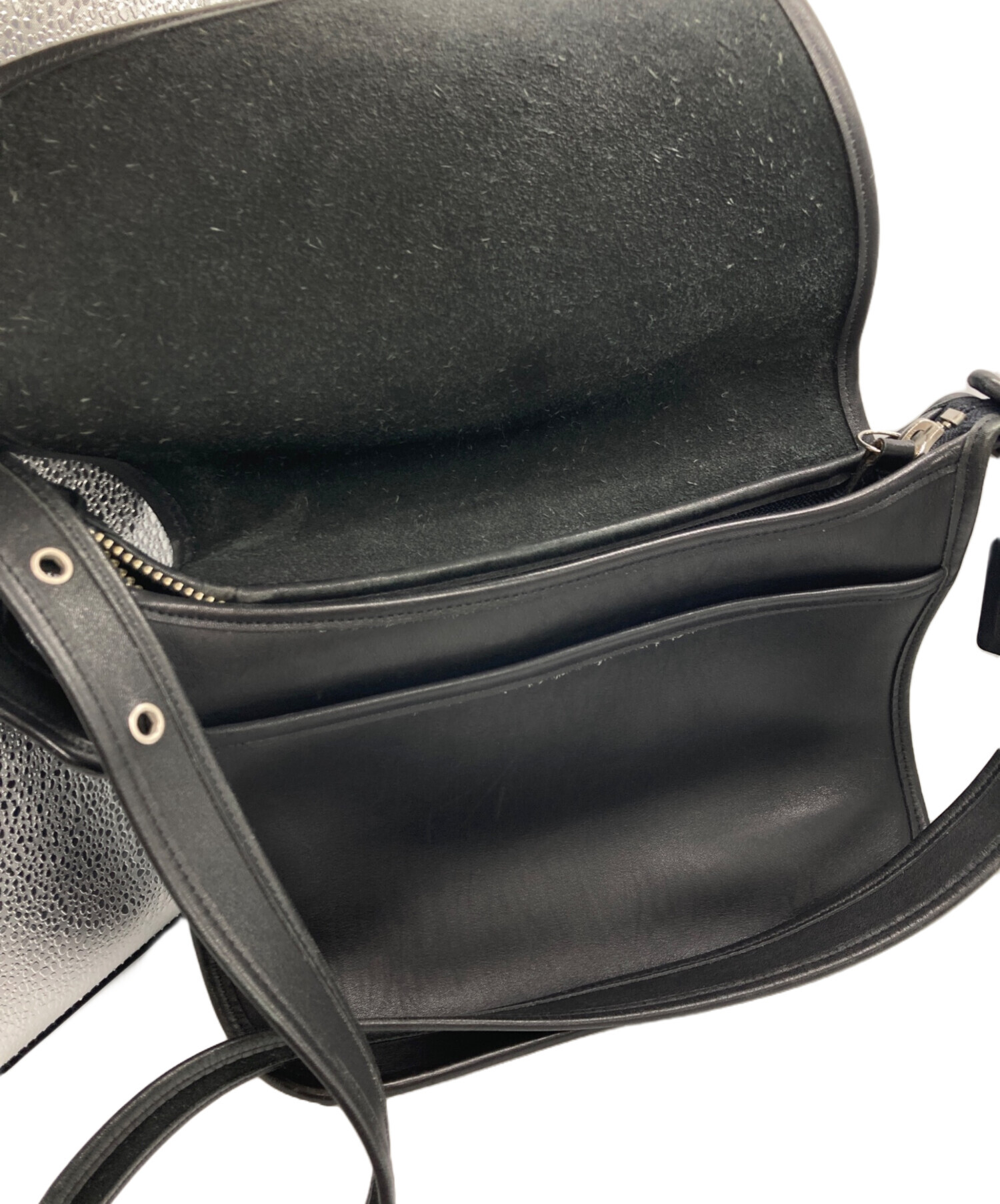 中古・古着通販】COACH (コーチ) ショルダーバッグ ブラック｜ブランド 