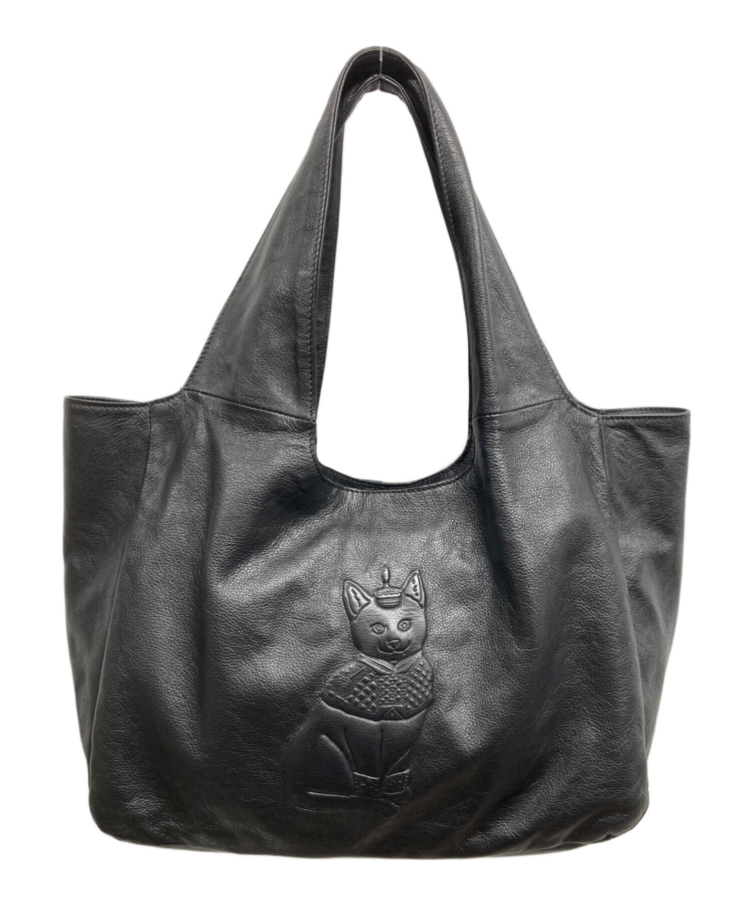 中古・古着通販】ear PAPILLONNER (イアパピヨネ) 猫デザインレザー