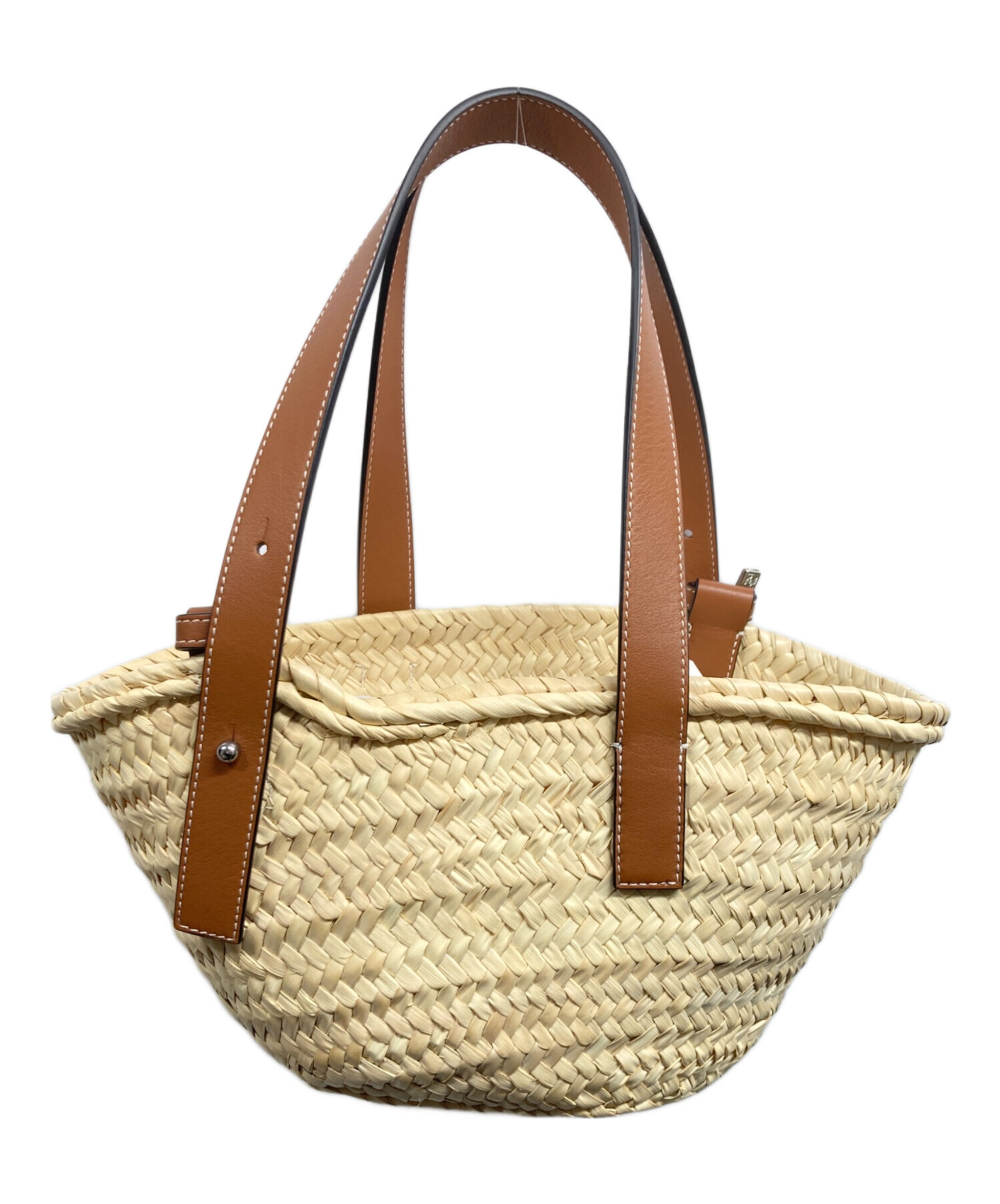 ☆新品未使用☆ LOEWE バスケットバッグ　ミディアム 中古・古着通販】LOEWE (ロエベ) バスケットバッグ スモール ブラウン