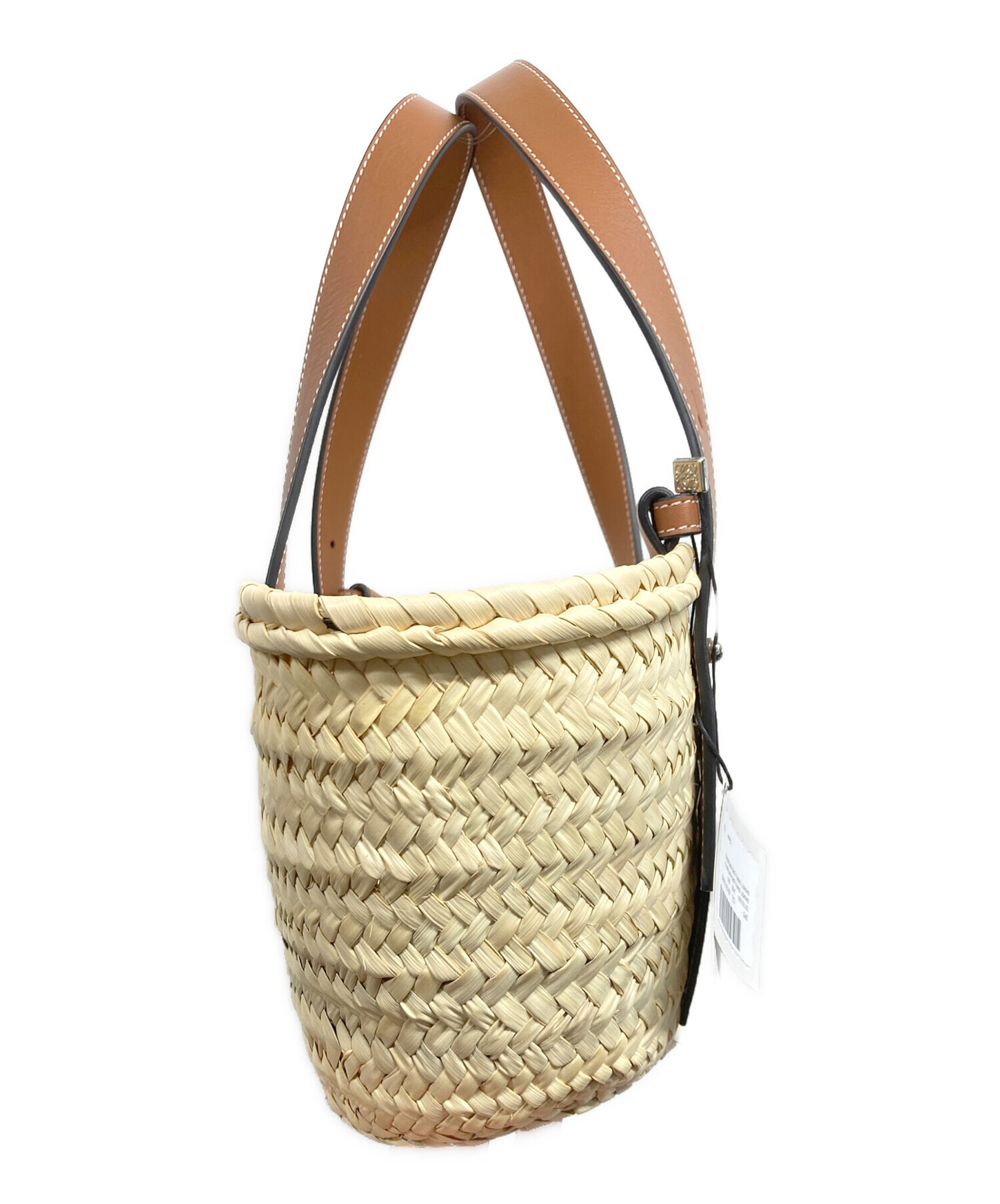 中古・古着通販】LOEWE (ロエベ) バスケットバッグ スモール ブラウン