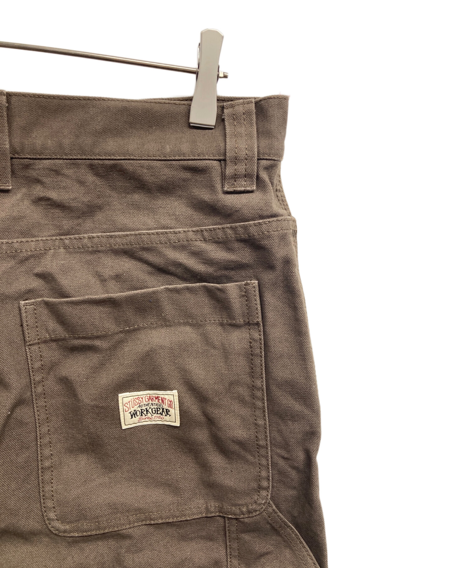 中古・古着通販】stussy (ステューシー) Canvas Carpenter ブラウン 