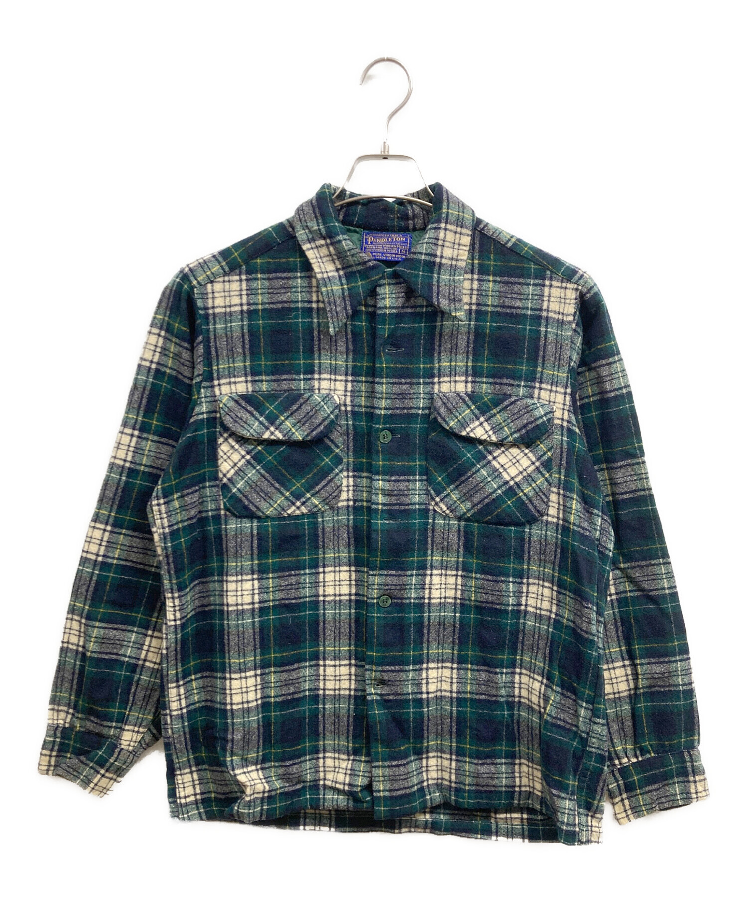 中古・古着通販】PENDLETON (ペンドルトン) 70sボードシャツ グリーン