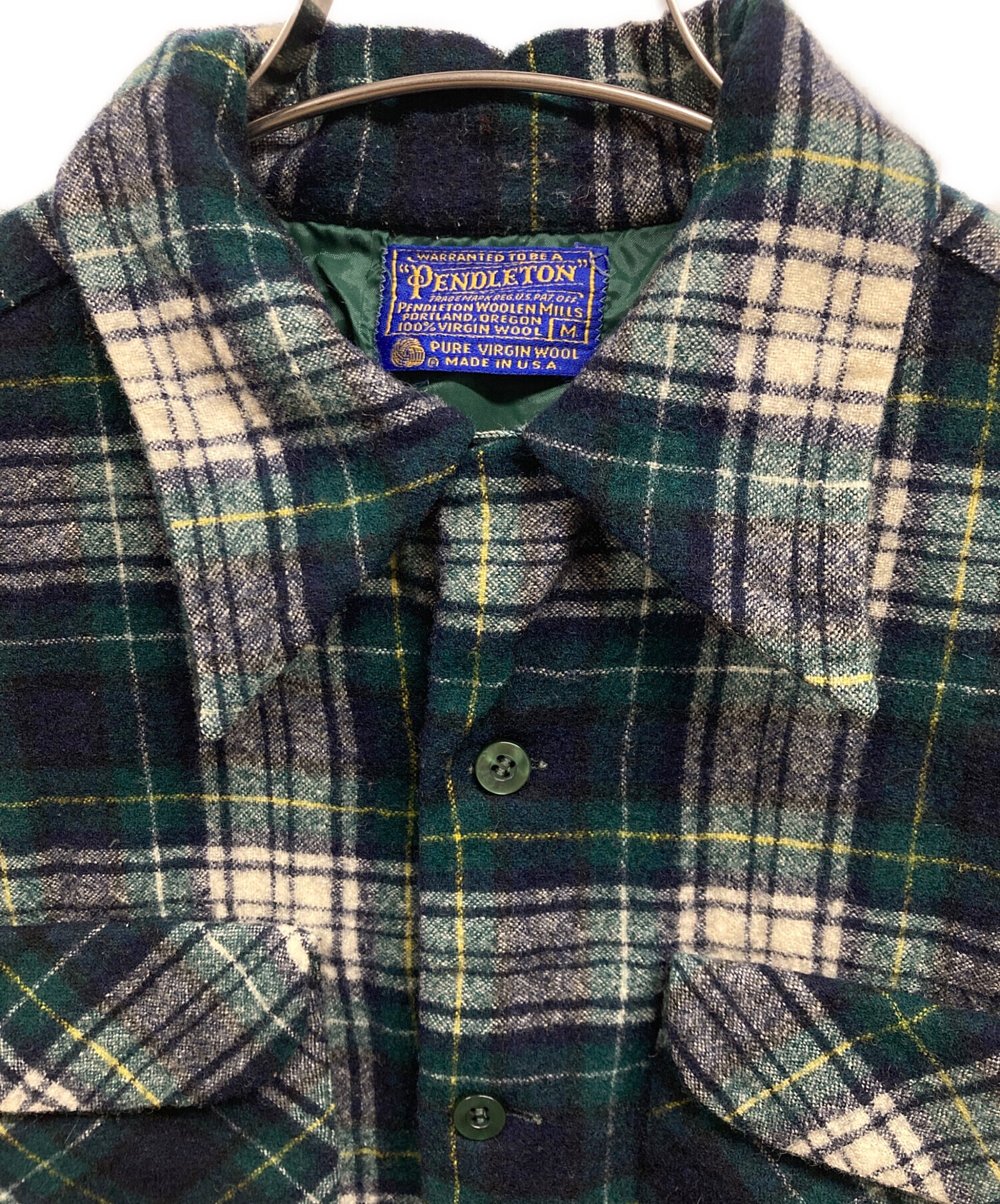 中古・古着通販】PENDLETON (ペンドルトン) 70sボードシャツ グリーン
