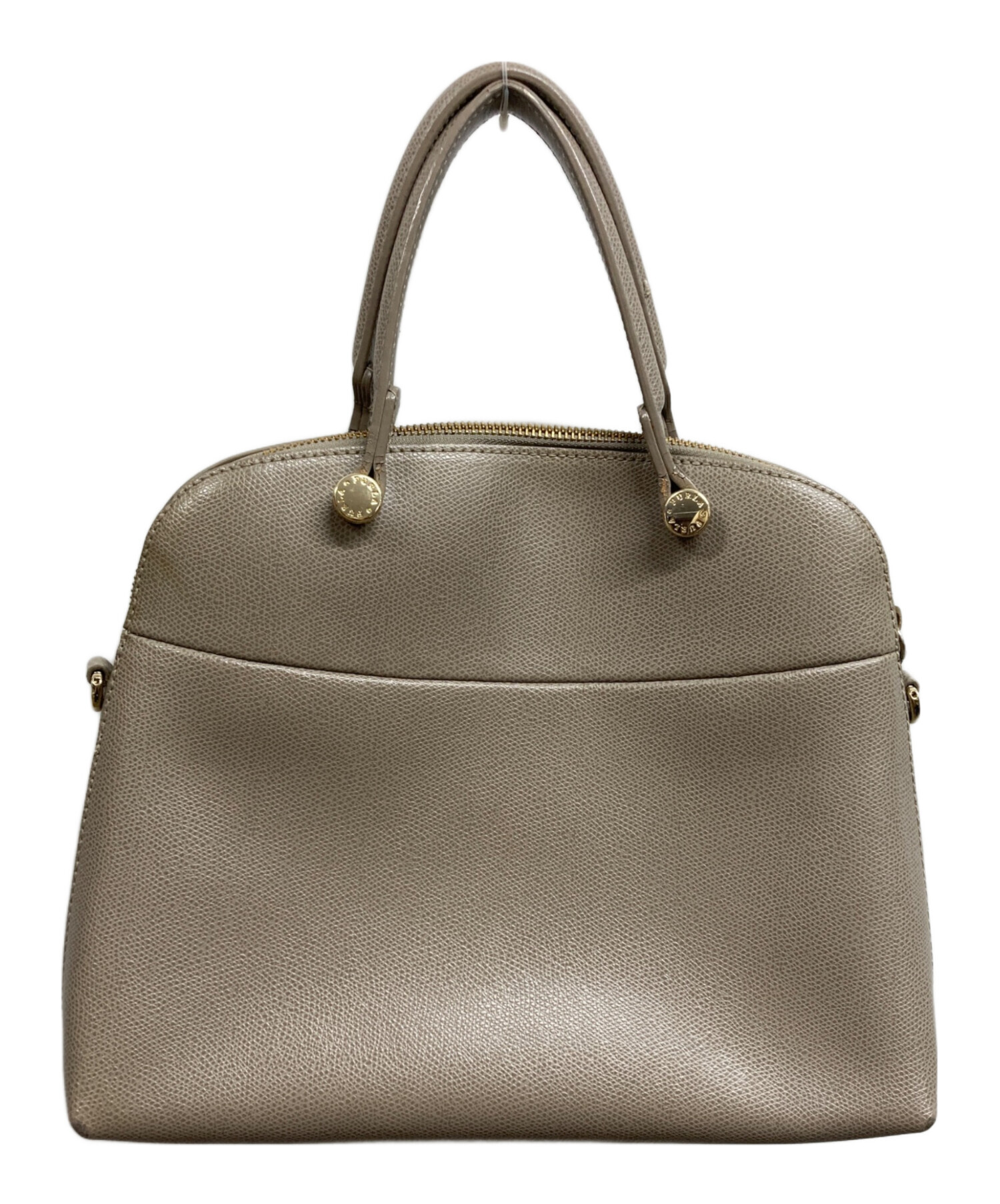 FURLA ハンドバッグ 2way ベージュ 中古・古着通販】FURLA (フルラ) 2WAYバッグ ベージュ｜ブランド・古着