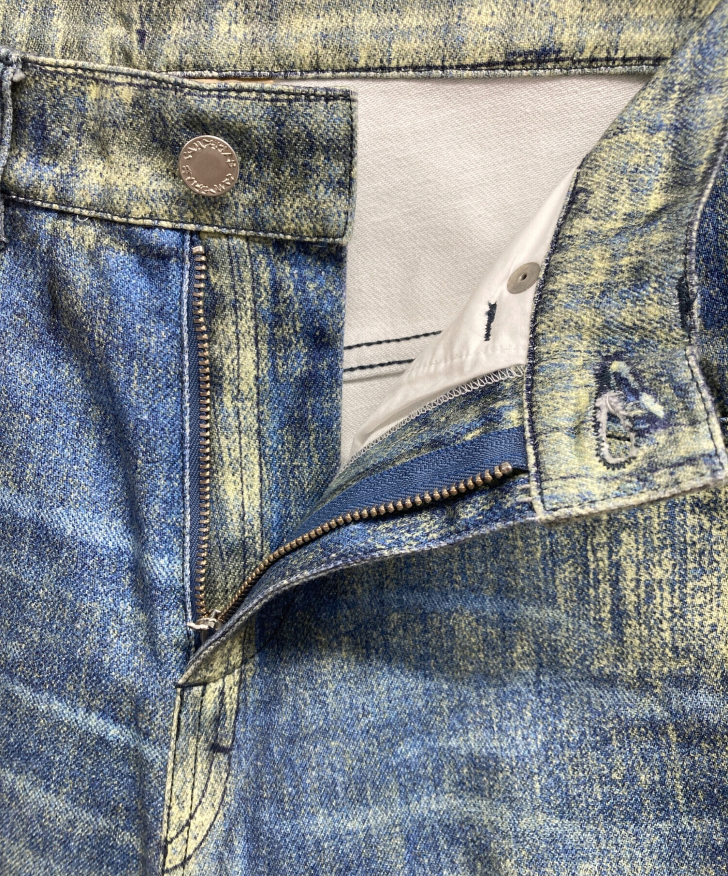 中古・古着通販】CAMPERLAB (カンペールラボ) Paint Print Denim Jeans