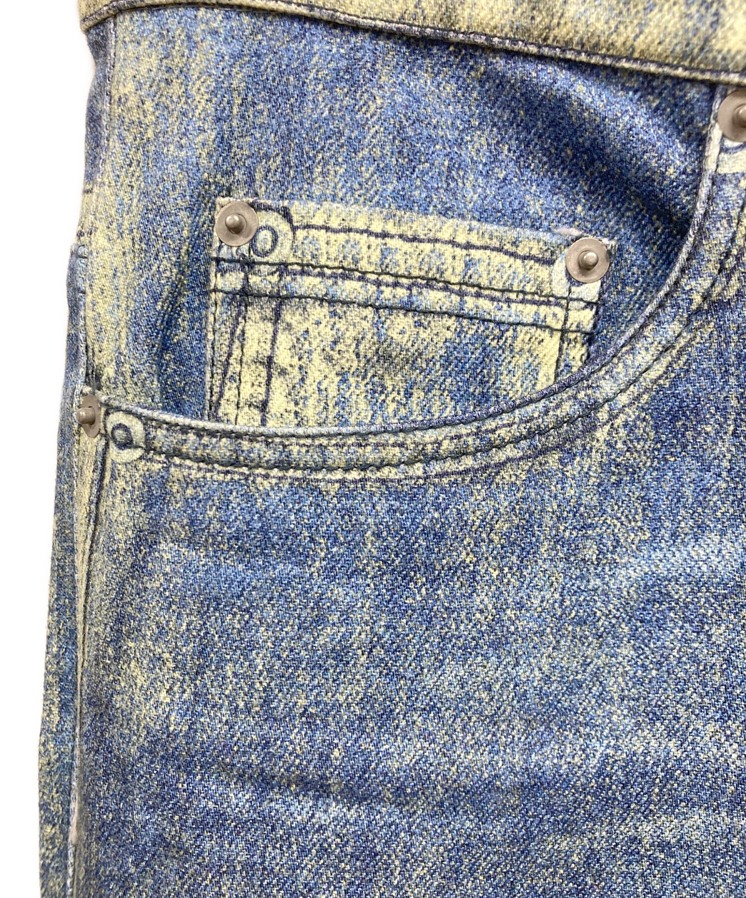 中古・古着通販】CAMPERLAB (カンペールラボ) Paint Print Denim Jeans