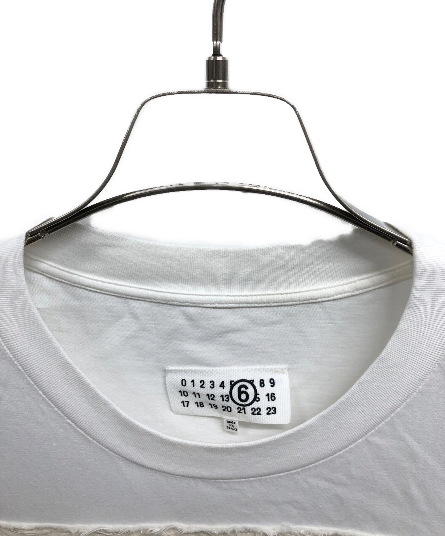 MM6 エムエムシックス Tシャツ・カットソー S 白 【古着】【中古】【送料無料】 MM6 - MM6 エムエムシックス Tシャツ・カットソー M 白 【古着】【中古