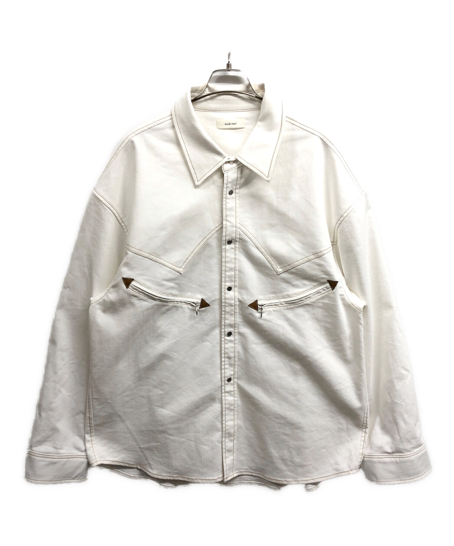 中古・古着通販】KNUTH MARF (クヌースマーフ) western leather shirt 