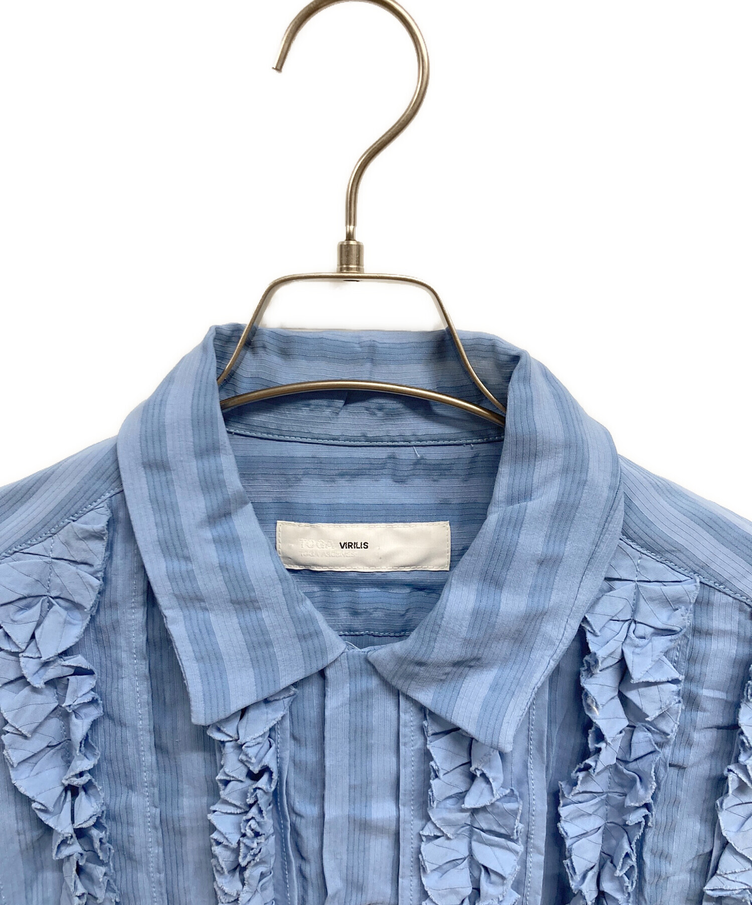 中古・古着通販】TOGA VIRILIS (トーガ ビリリース) レーヨンフリル