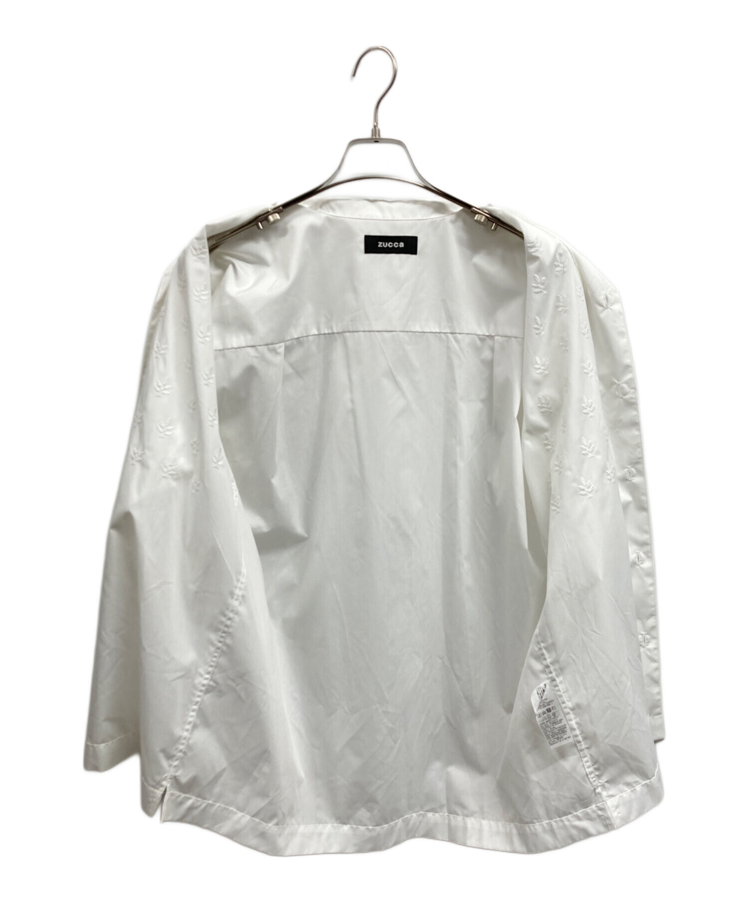 ☆Eruza☆ 中古・古着通販】ZUCCA (ズッカ) オープンカラーシャツ ホワイト