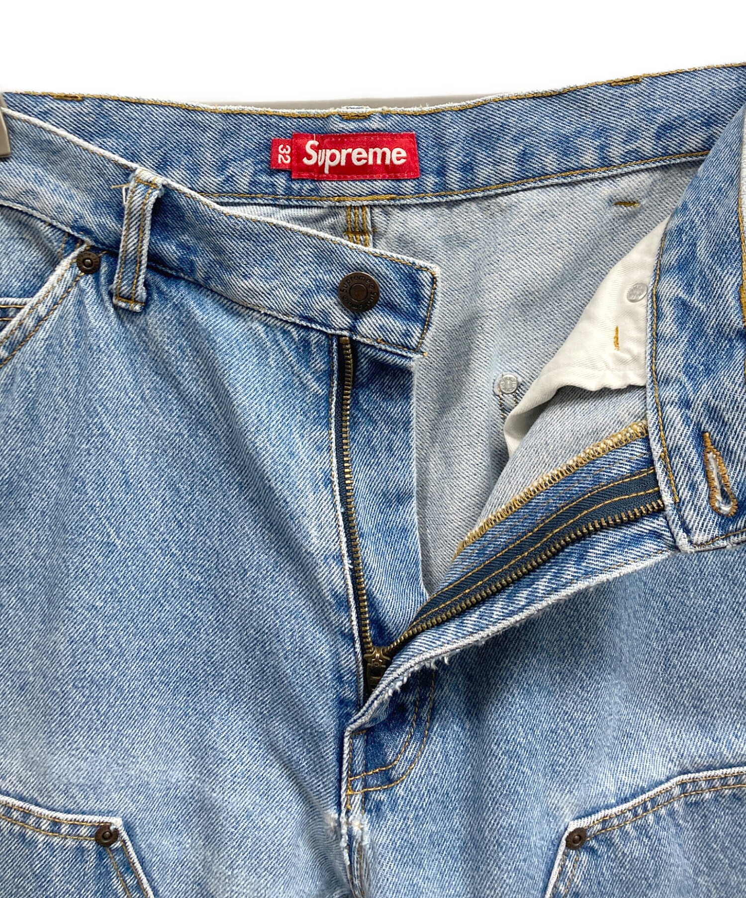 00s supreme ペインターデニム Supreme | ダブルニーペインターパンツ - UG.SHAFT