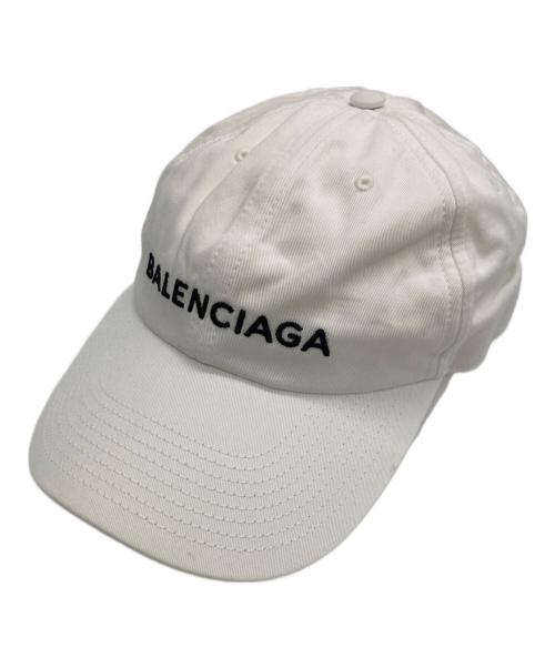BALENCIAGA ホワイトキャップ 中古・古着通販】BALENCIAGA (バレンシアガ) キャップ ホワイト