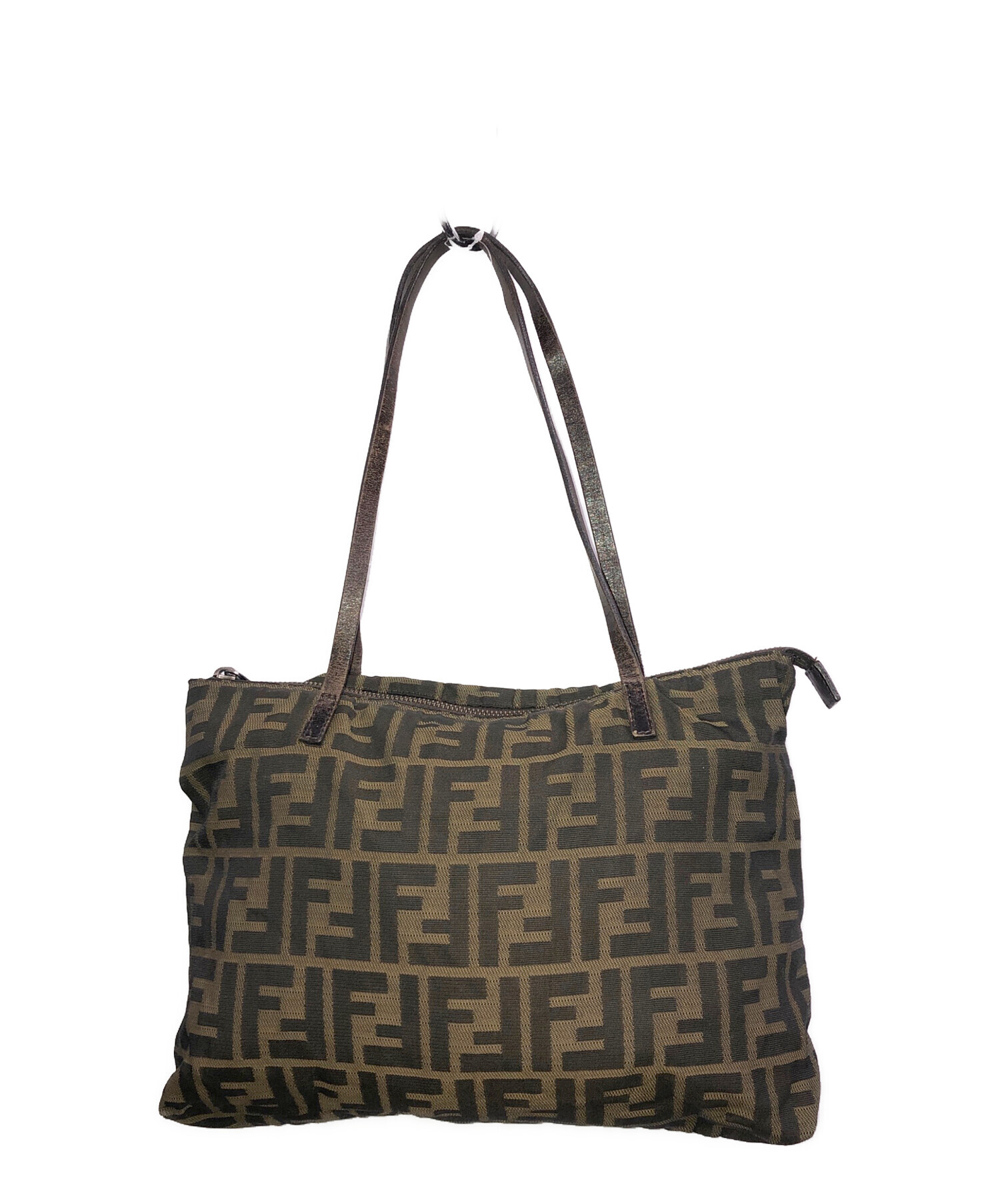 中古・古着通販】FENDI (フェンディ) ズッカ柄ハンドバッグ ブラウン