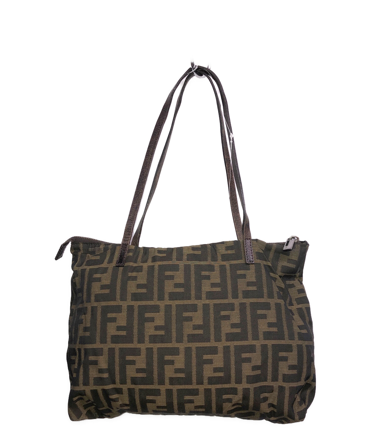 中古・古着通販】FENDI (フェンディ) ズッカ柄ハンドバッグ ブラウン
