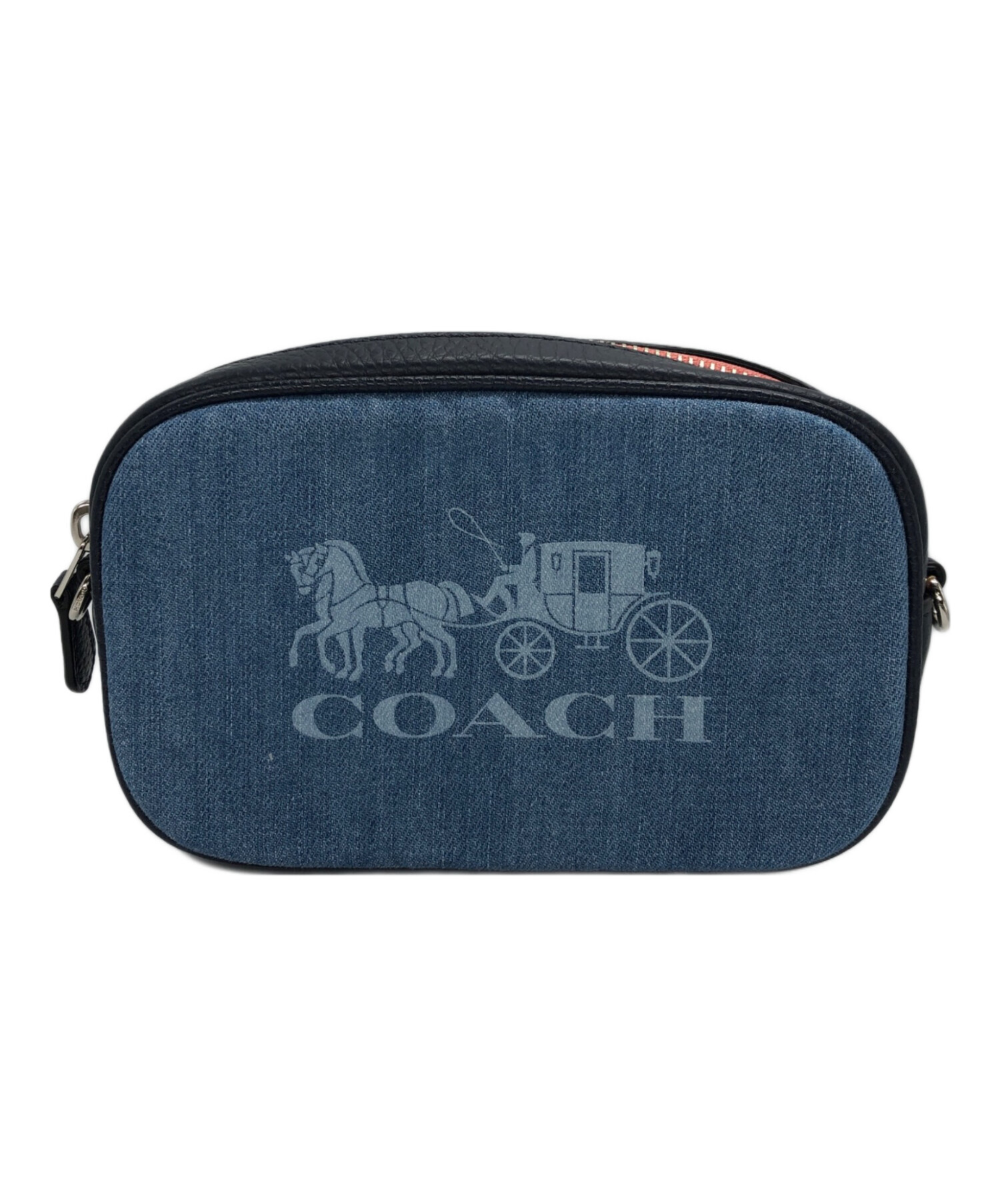 中古・古着通販】COACH (コーチ) ショルダーバッグ ネイビー｜ブランド