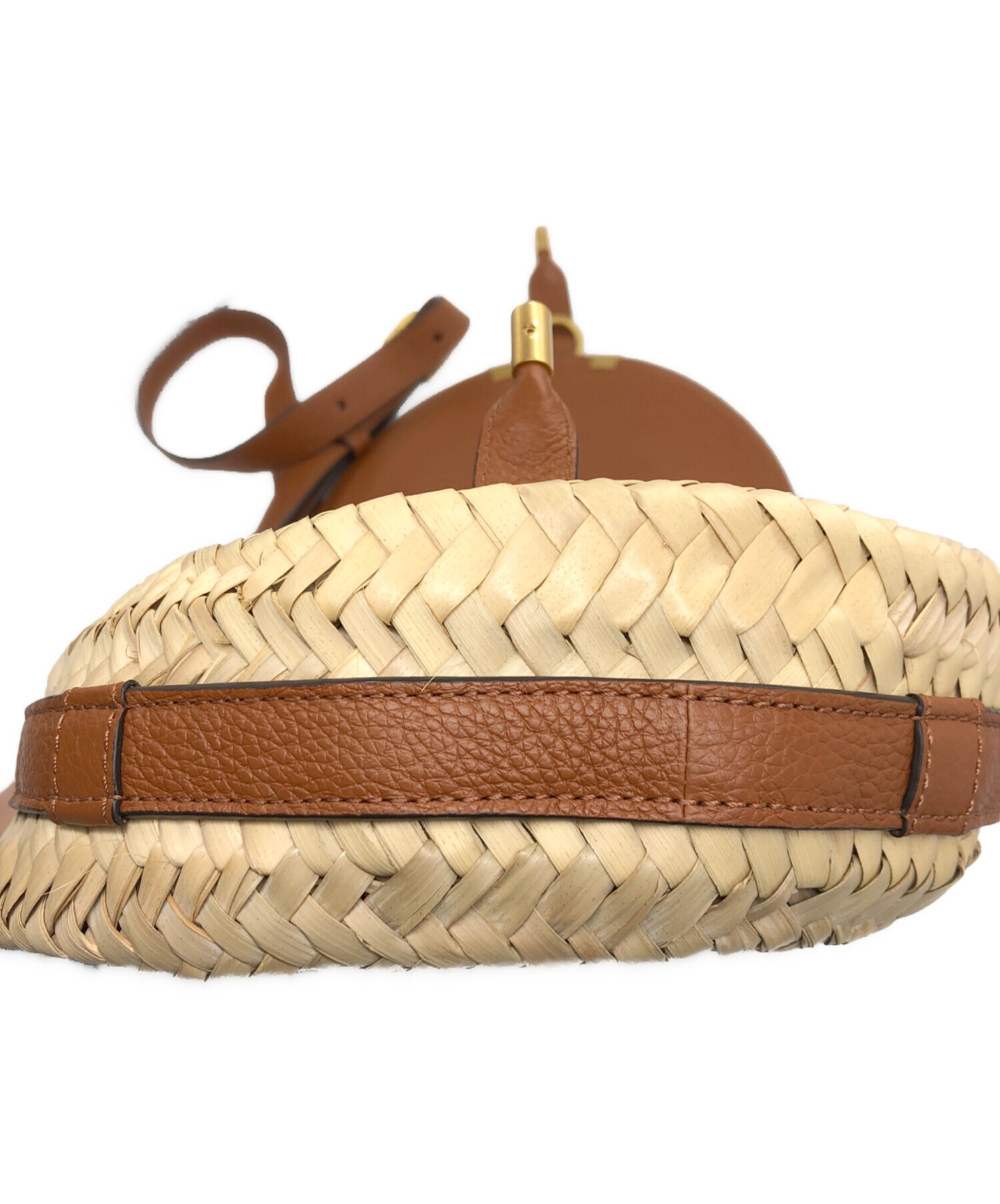 中古・古着通販】Chloe (クロエ) マーシーラフィアクロスボディバッグ