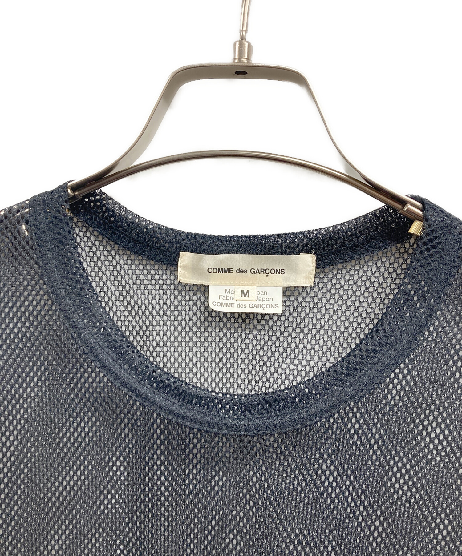 新品未使用COMME des GARÇONS メッシュ ペプラム トップス M 中古・古着通販】COMME des GARCONS (コムデギャルソン) メッシュ