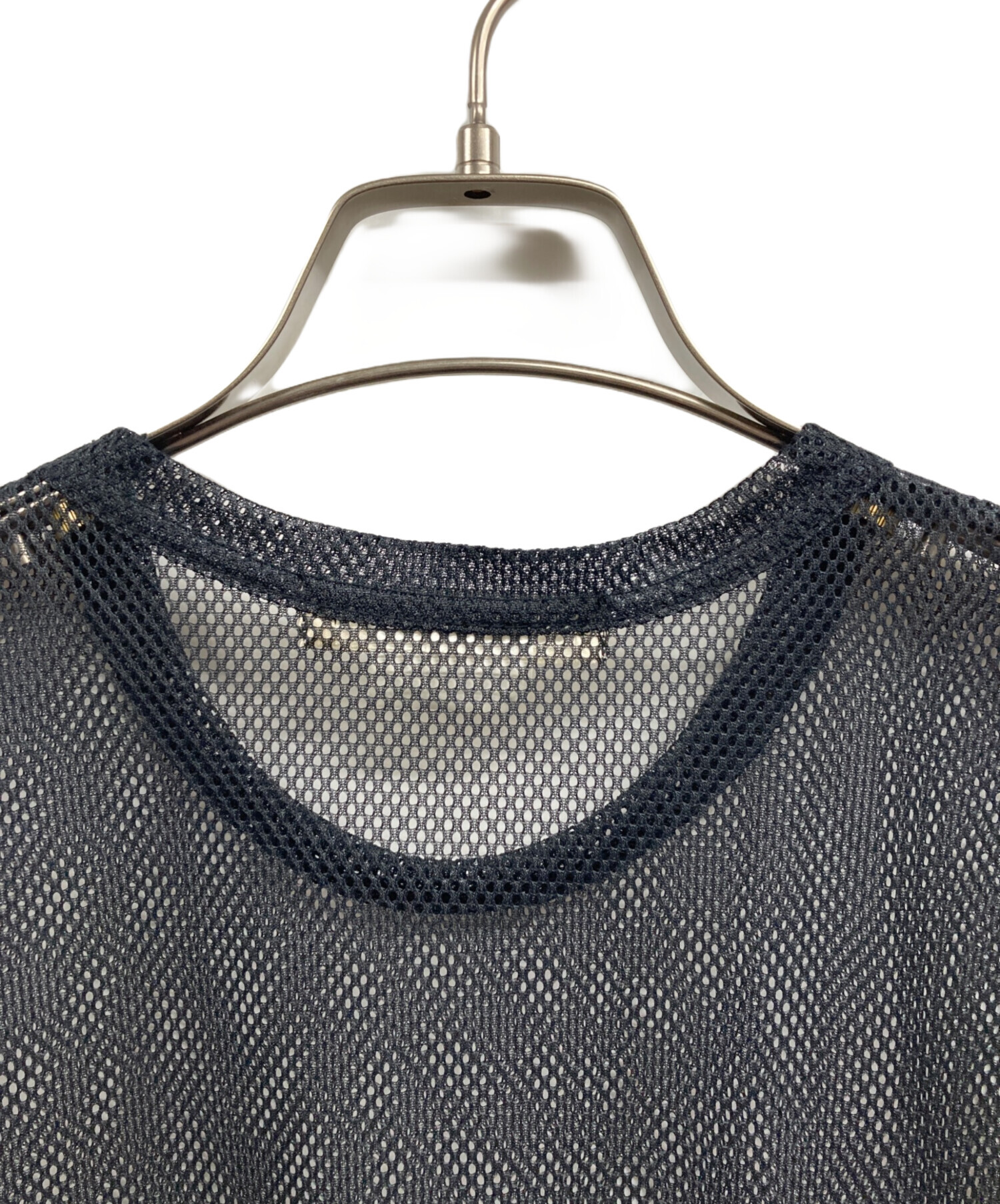COMME des GARCONS メッシュ ペプラム 半袖 Tシャツ M 中古・古着通販】COMME des GARCONS (コムデギャルソン) メッシュ