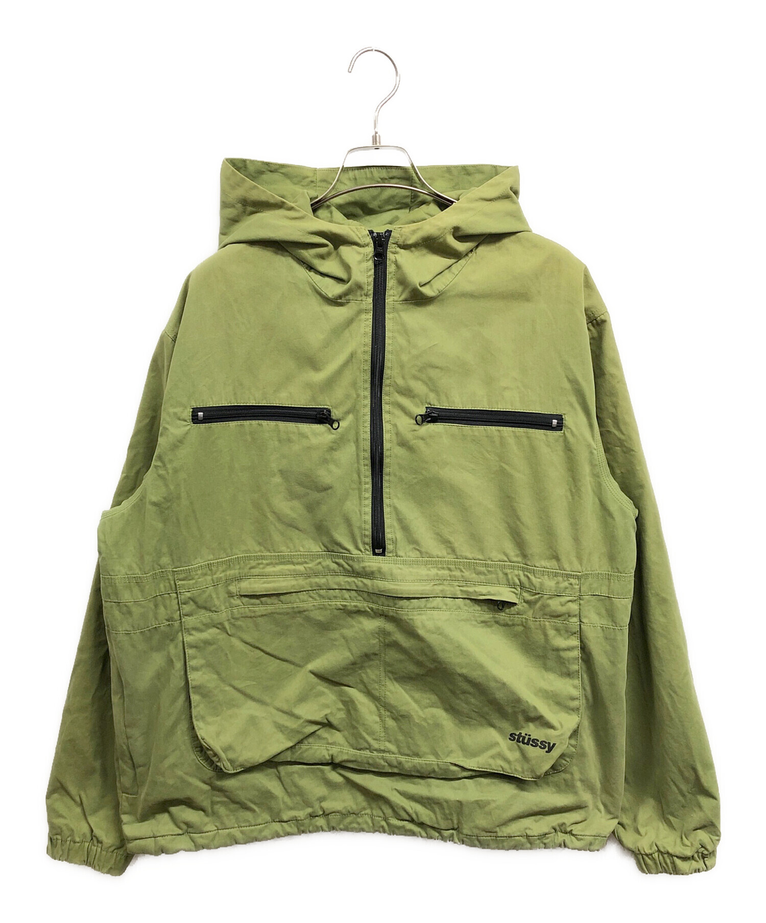 中古・古着通販】stussy (ステューシー) アノラックパーカー グリーン