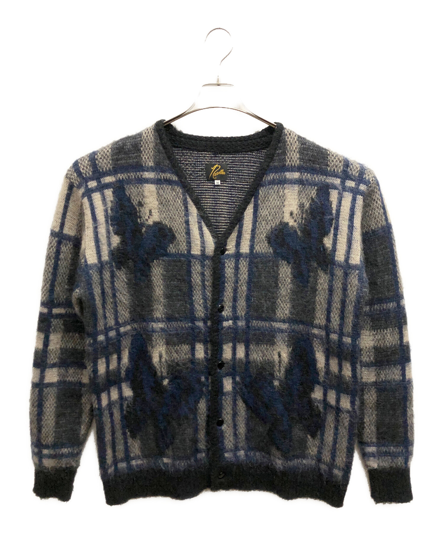 中古・古着通販】Needles (ニードルズ) EX.Mohair Cardigan ネイビー