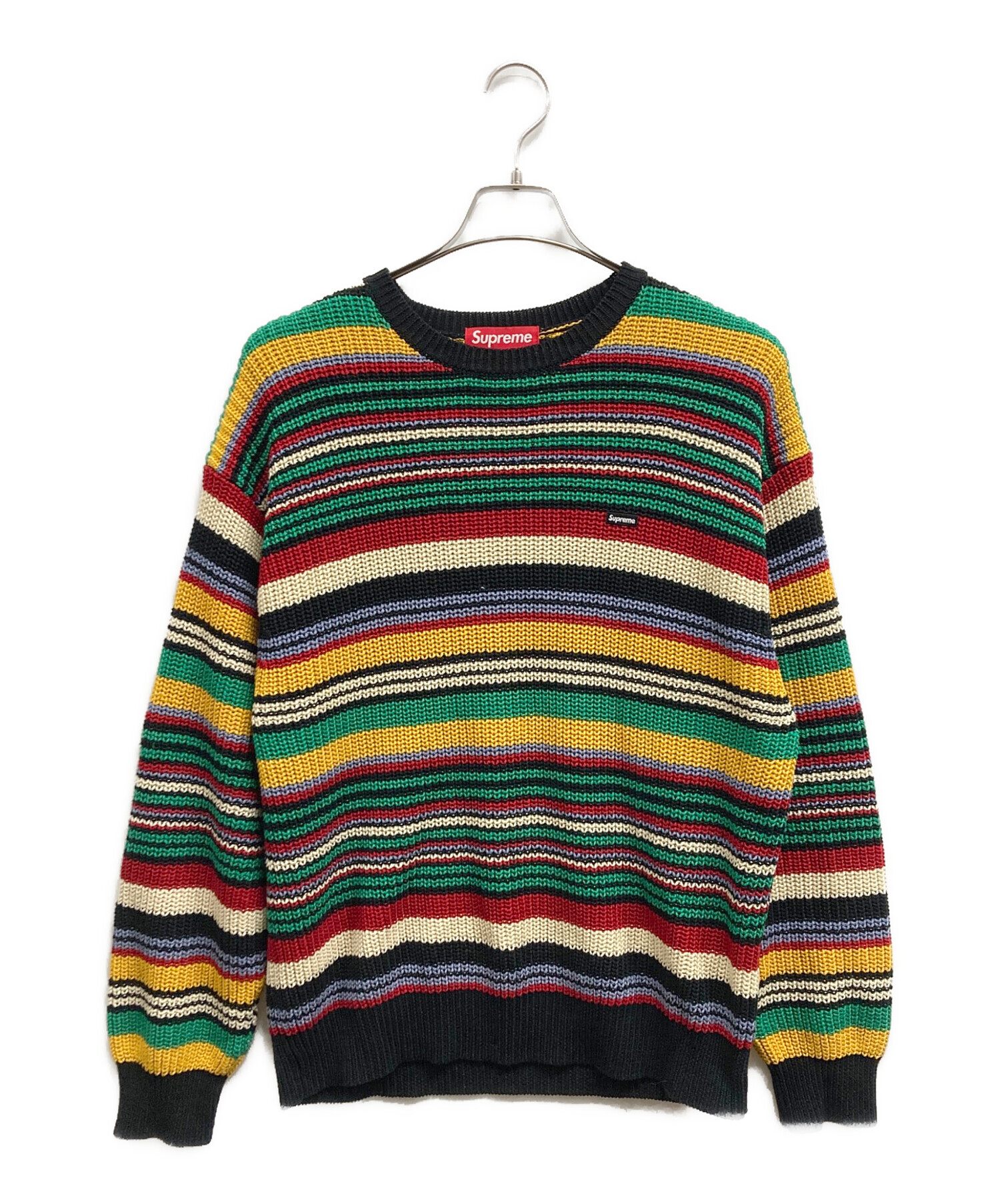 Supreme Small Box Ribbed Sweater 値下げ中 中古・古着通販】Supreme (シュプリーム) Small Box Ribbed Sweater