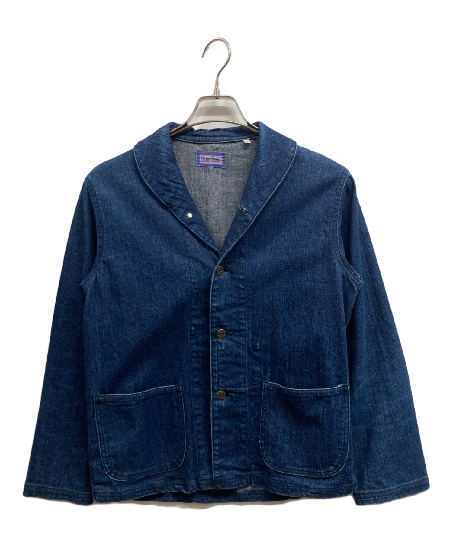 中古・古着通販】BLUE BLUE (ブルーブルー) USネイビーショールカラー