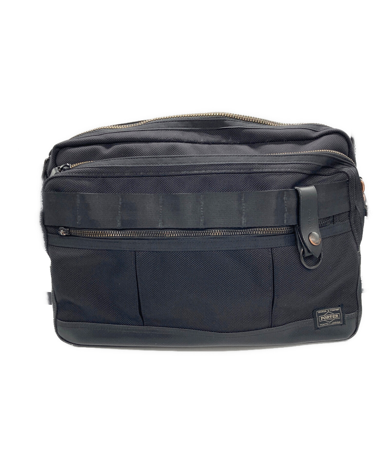 中古・古着通販】PORTER (ポーター) HEAT SHOULDER BAG ブラック 