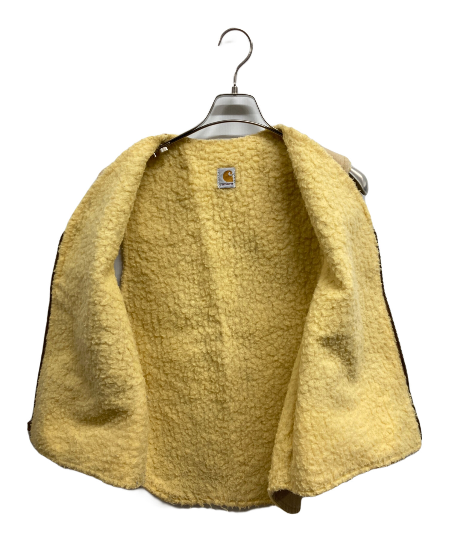 中古・古着通販】CarHartt (カーハート) 80Sダックベスト ベージュ