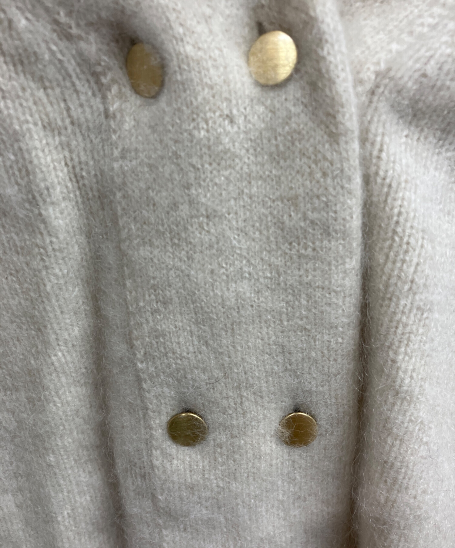 中古・古着通販】Noble (ノーブル) ヤク ダブルボタンニット