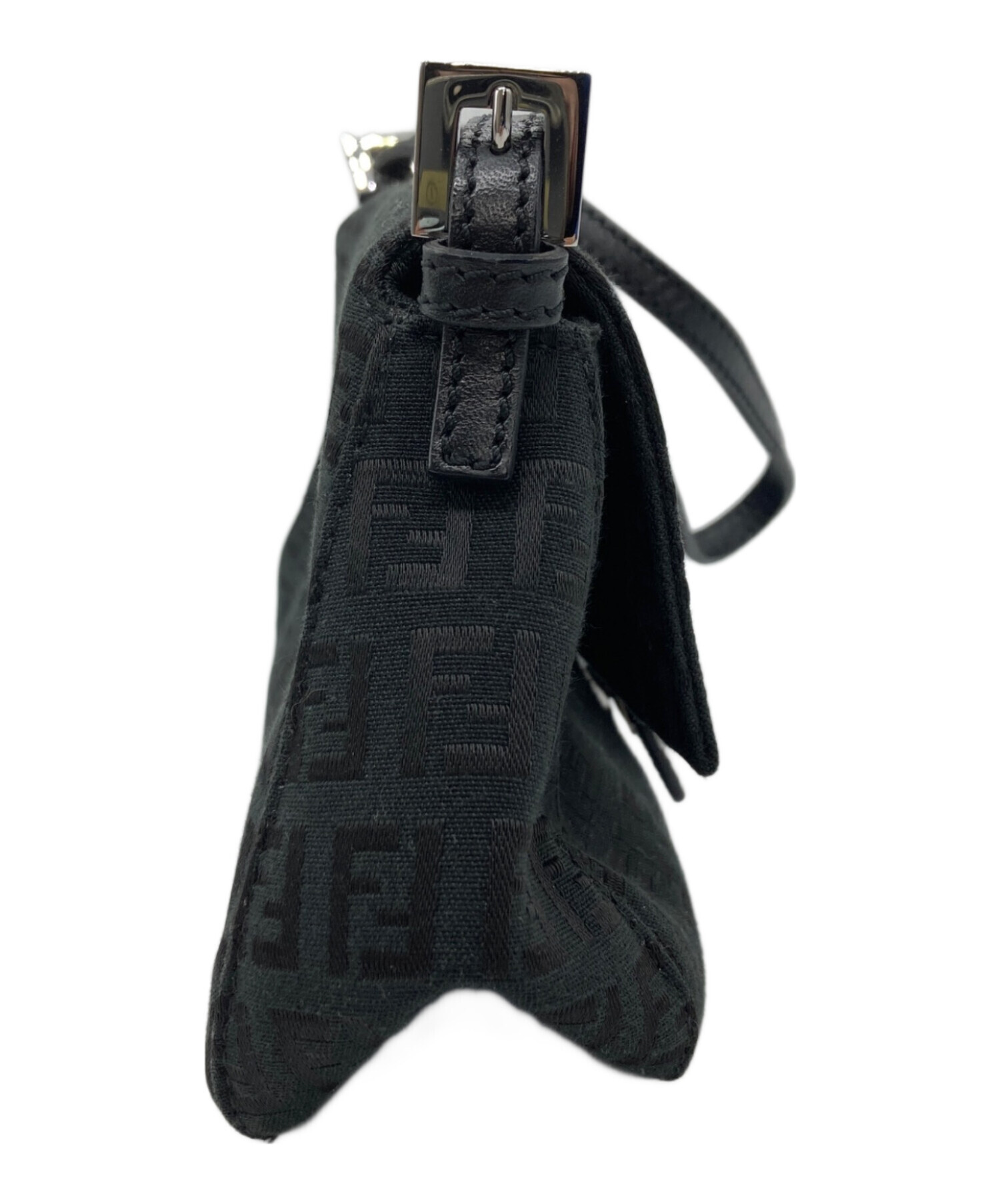 フェンディ ミニバケットバッグ 美品 中古・古着通販】FENDI (フェンディ) ミニマンバケットバッグ ブラック