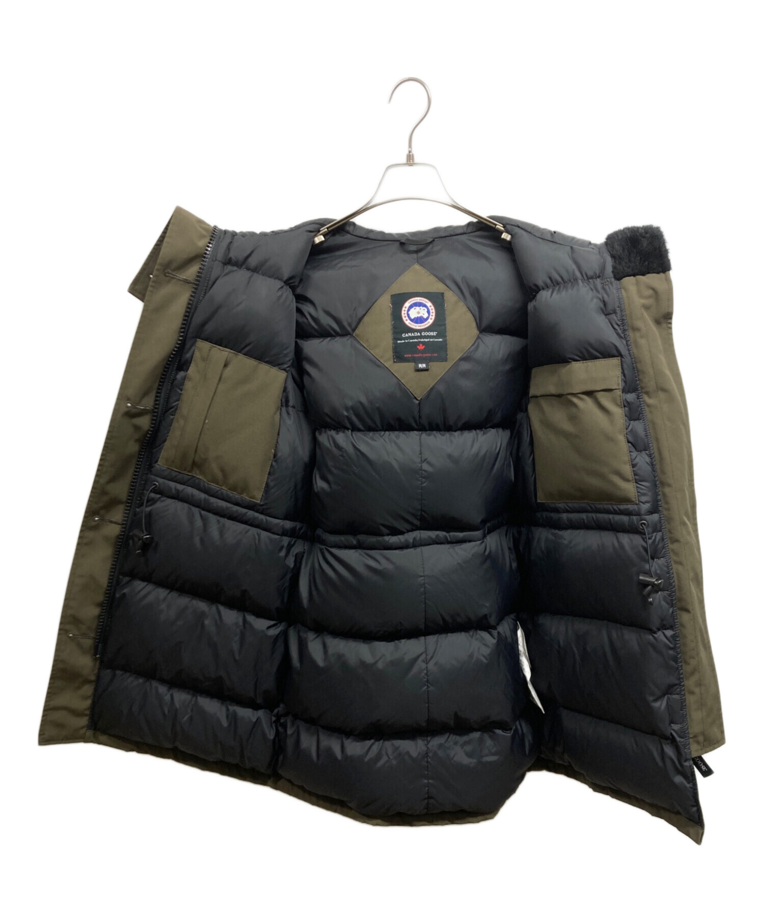 中古・古着通販】CANADA GOOSE (カナダグース) BRONTE PARKA カーキ