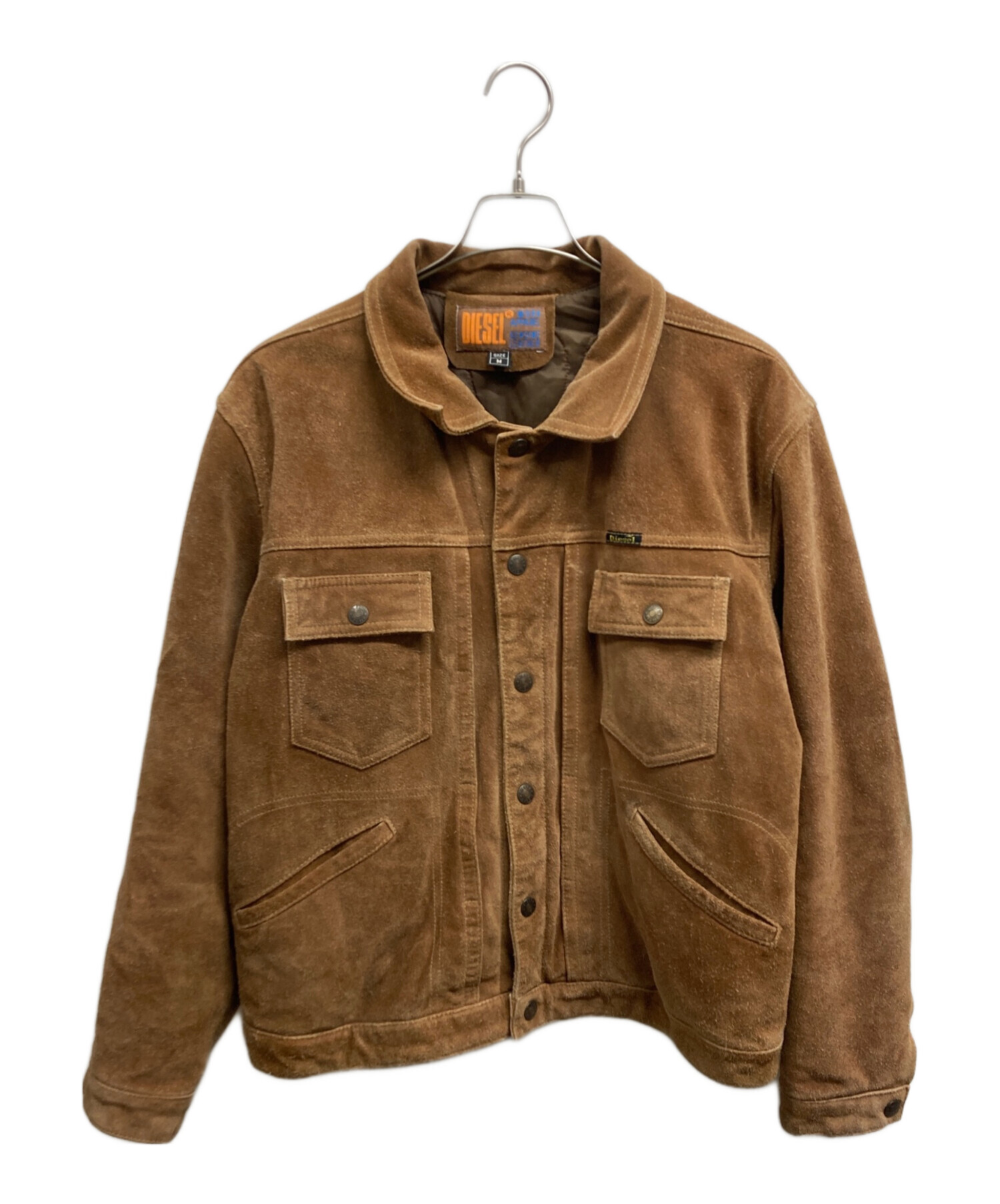 中古・古着通販】DIESEL (ディーゼル) スウェードレザージャケット