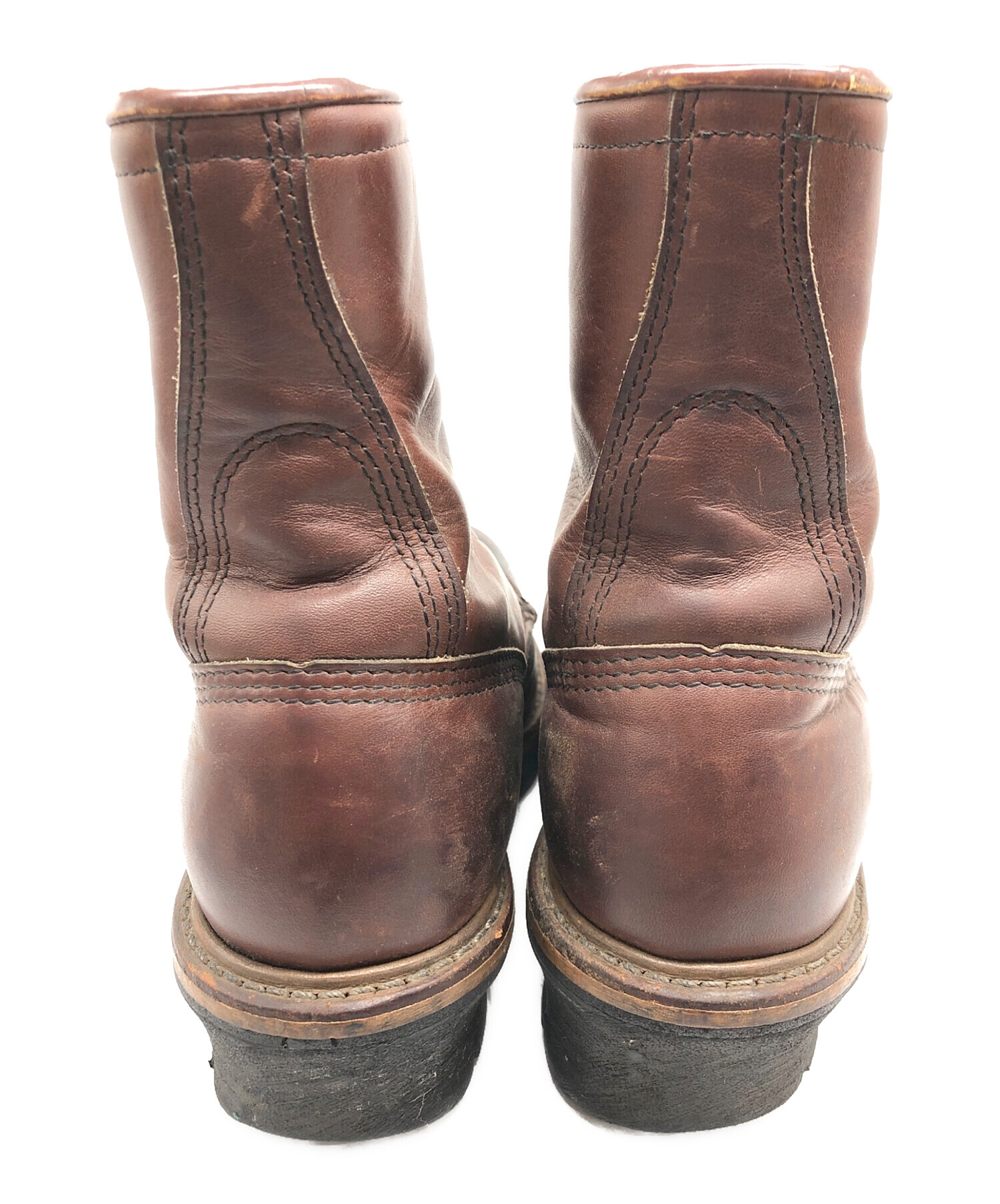 中古・古着通販】RED WING (レッドウィング) ロガーブーツ ブラウン