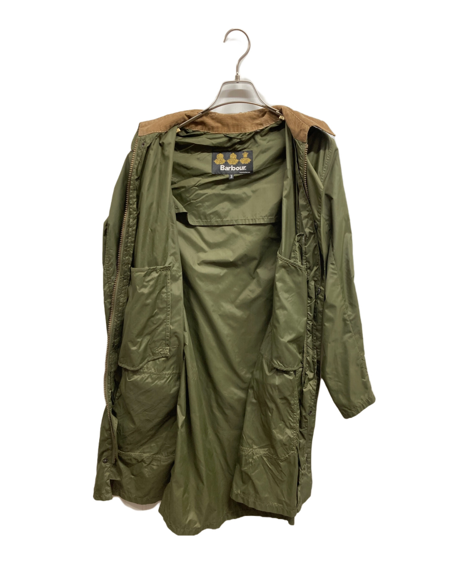 Barbour　バブアー　ライトウェイト　ナイロン　コート 36 ノンオイル 中古・古着通販】Barbour (バブアー) ライトウェイトナイロンコート
