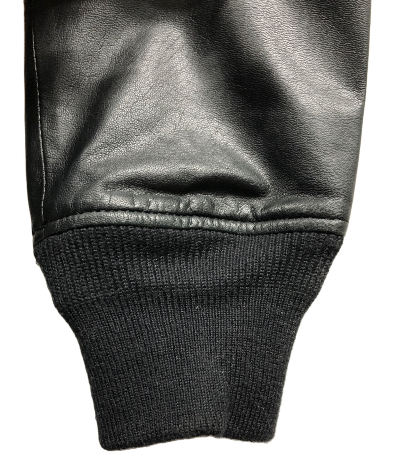 n.hoolywood フェイクレザー　サイズ40 cpo N.HOOLYWOOD for Ameri FAKE LEATHER JACKET