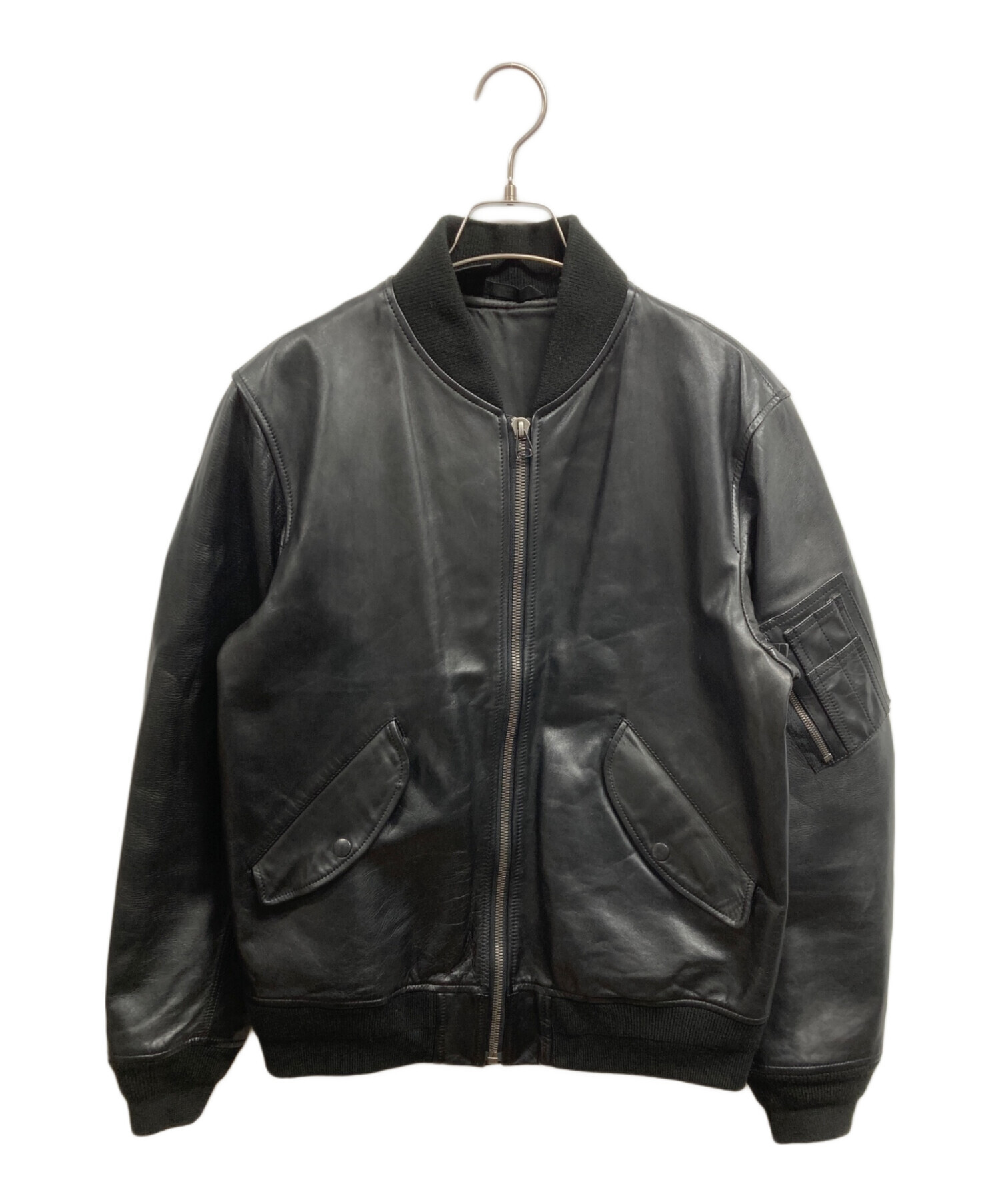 中古・古着通販】N.HOOLYWOOD (エヌ ハリウッド) レザーブルゾン 