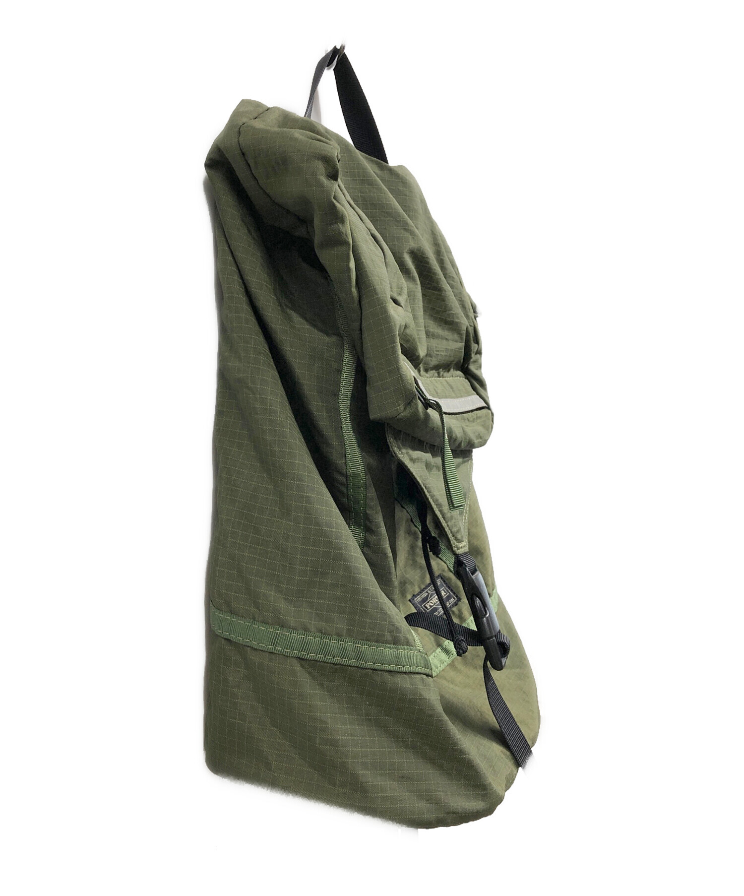 中古・古着通販】PORTER (ポーター) ナイロンバックパック カーキ 